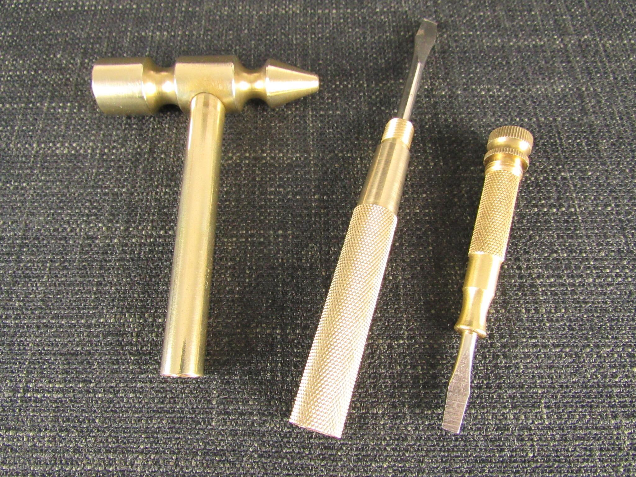 Brass Hammer & Screwdriver Multi Tool *SOLD*