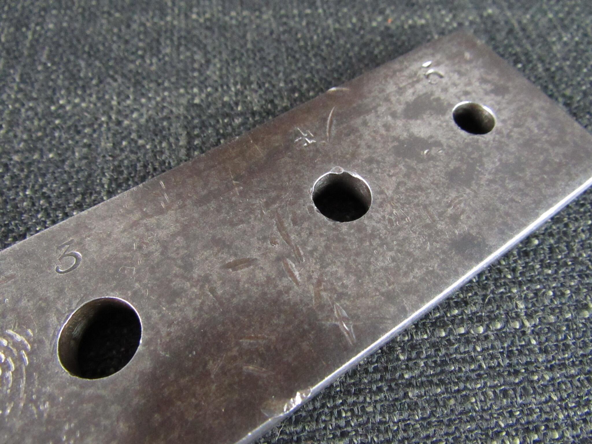 Vintage Dowel Plate - 5 Hole