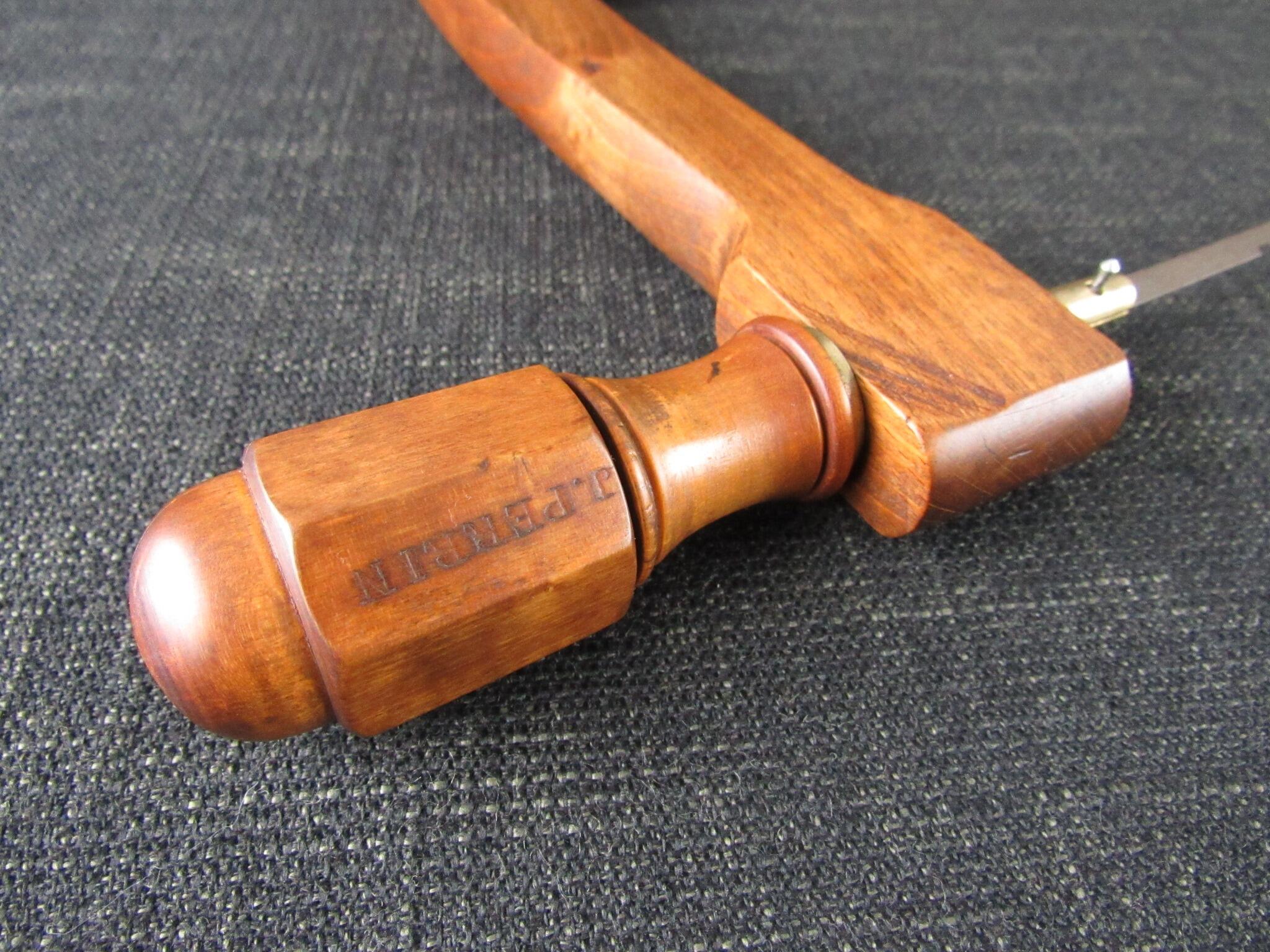 Vintage Wooden Bow Saw with Boxwood Handles *SOLD*