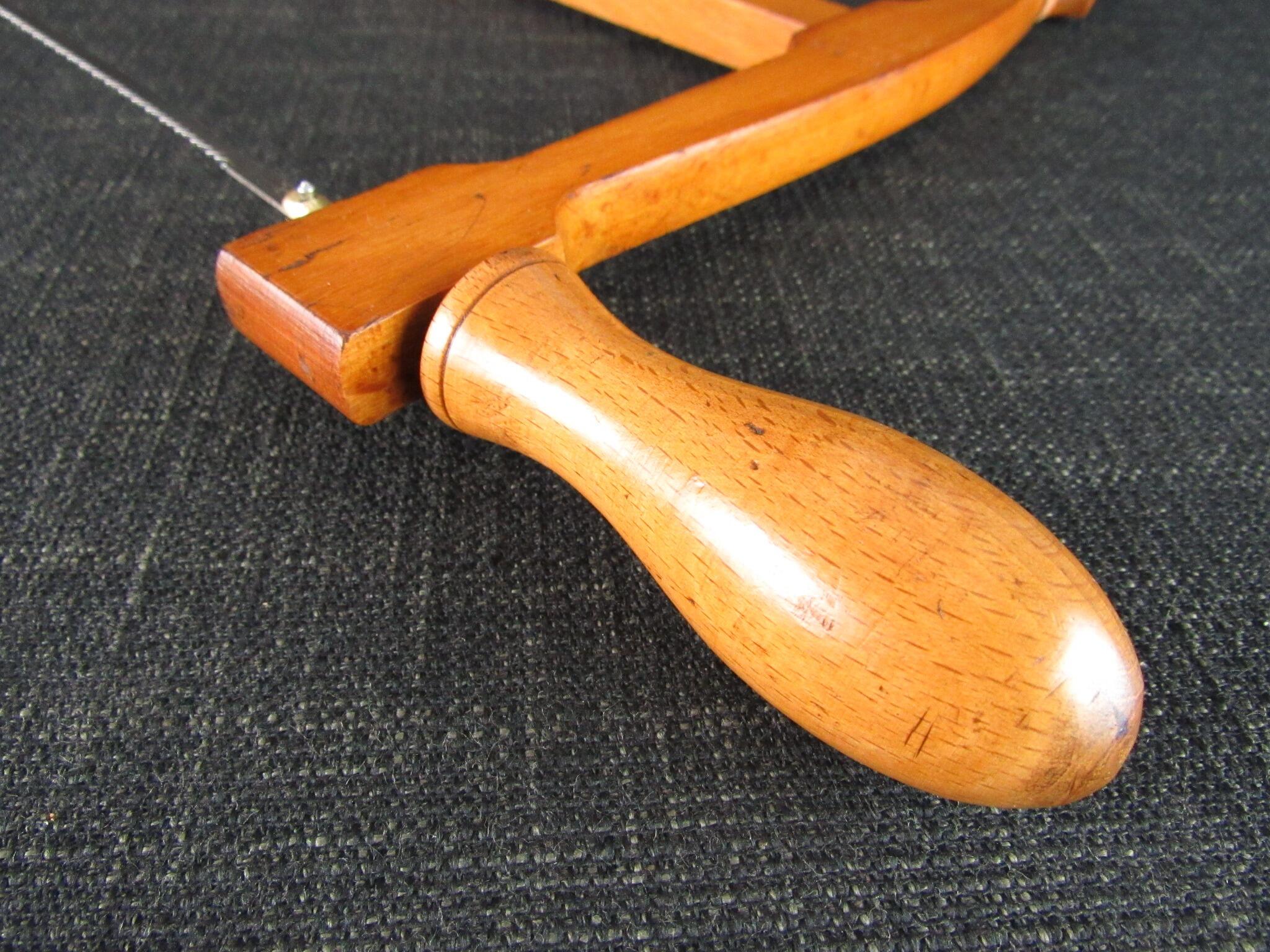 MARPLES Wooden Bow Saw with Military Marks