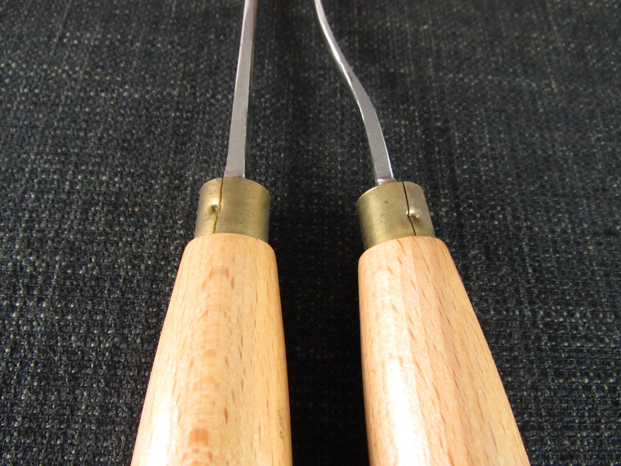 ASHLEY ILES Supplementary Set 2 of 6 Carving Tools - Unused