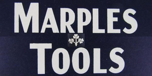 MARPLES Tools at Old Hand Tools