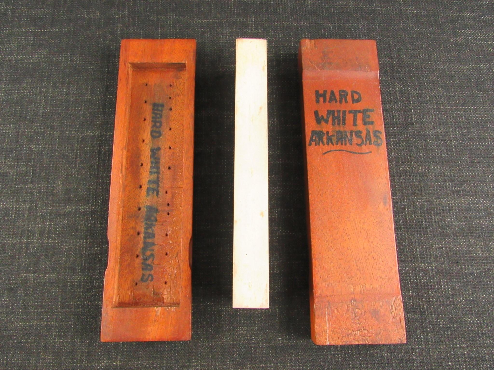 Natural Hard White Arkansas Oil Stone Sharpening Stone *SOLD*