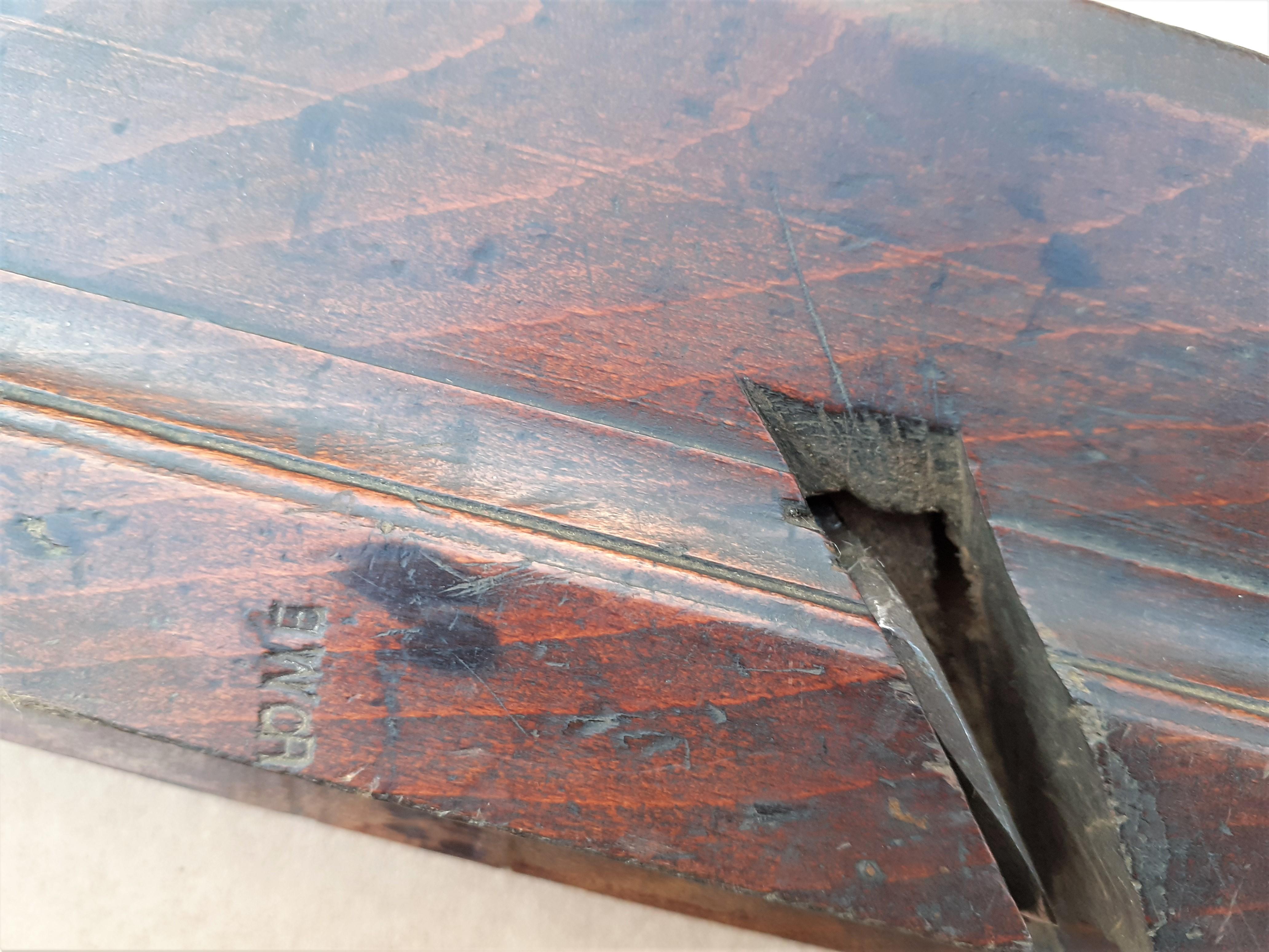 Early 18th Century ELLIS WRIGHT Moulding Plane