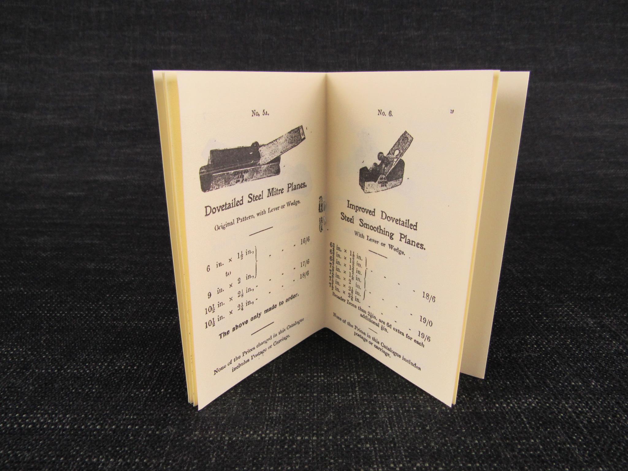 STEWART SPIERS Pocket Catalogue - Reprint