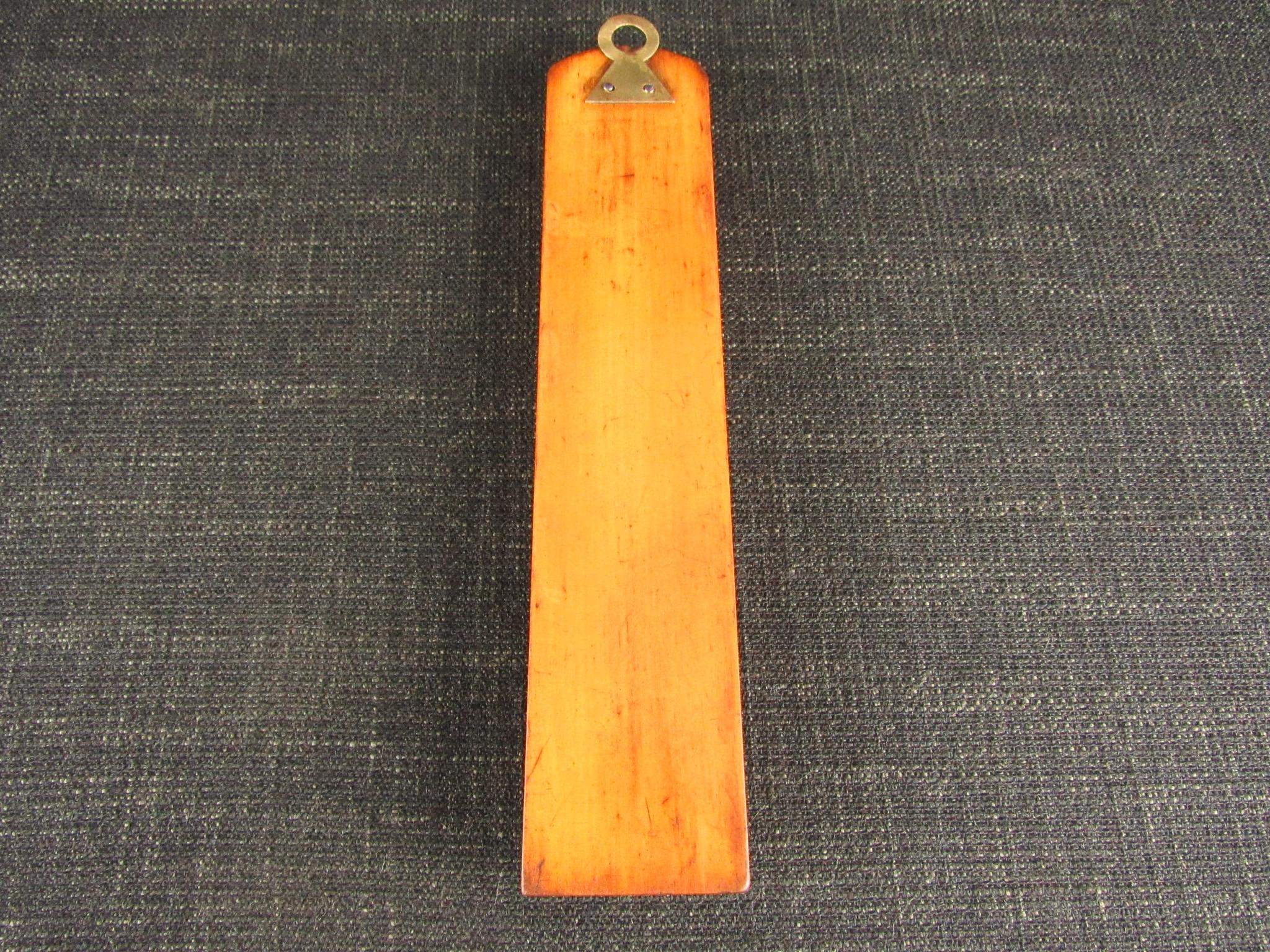 Rare EDWARD PRESTON Boxwood Thermometer