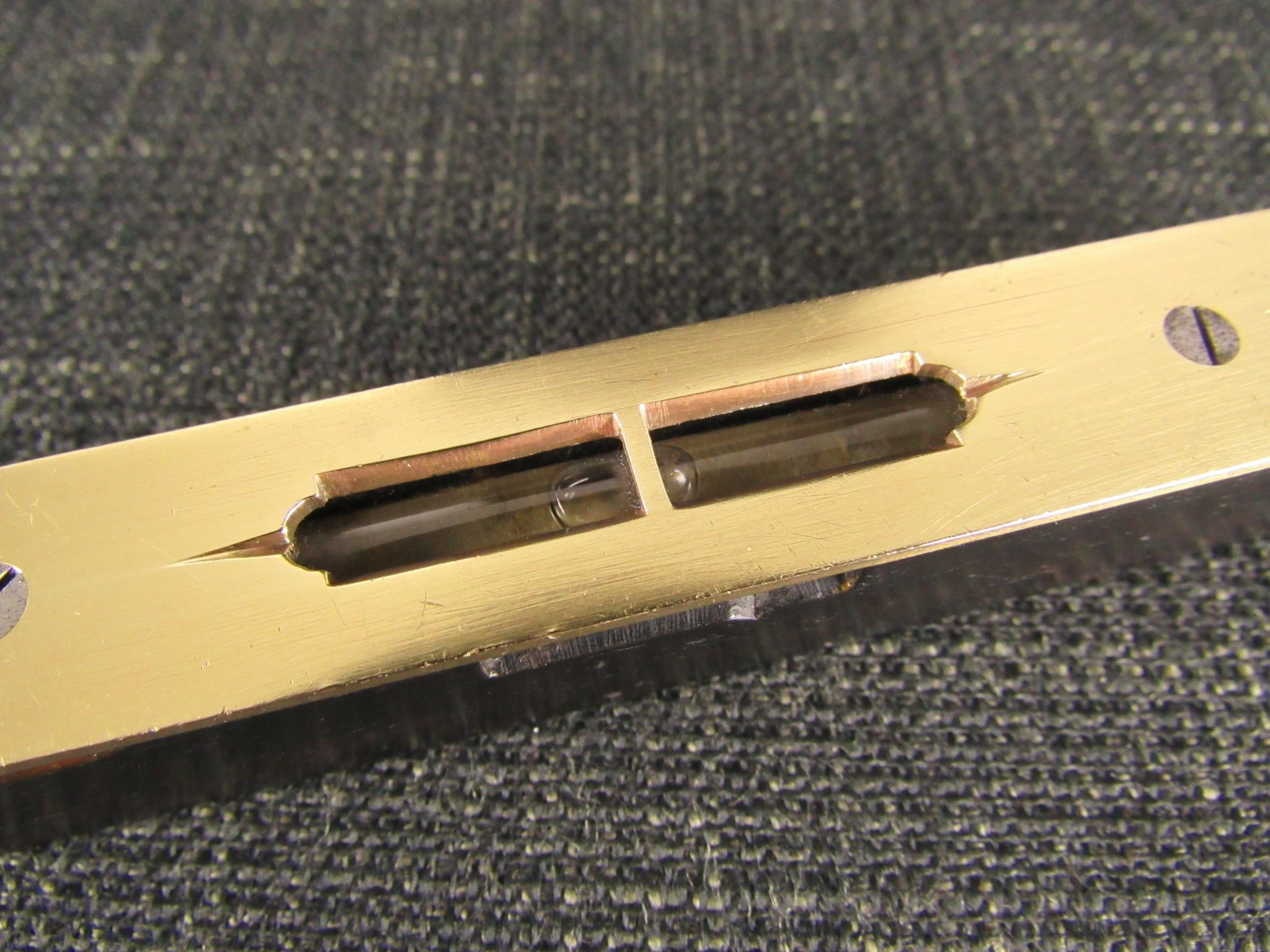 6 inch EDWARD PRESTON Ebony Spirit Level