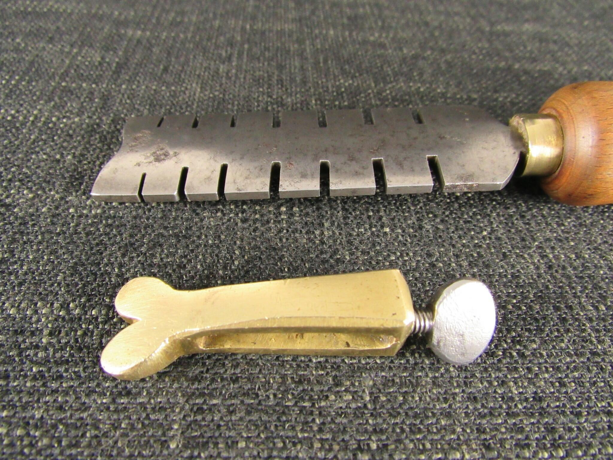 Vintage Gate Type Saw Set with Brass Gauge *SOLD*