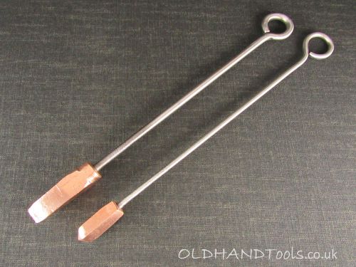 2 Large Copper Soldering Irons - JS ROCK & SONS of CRADLEY