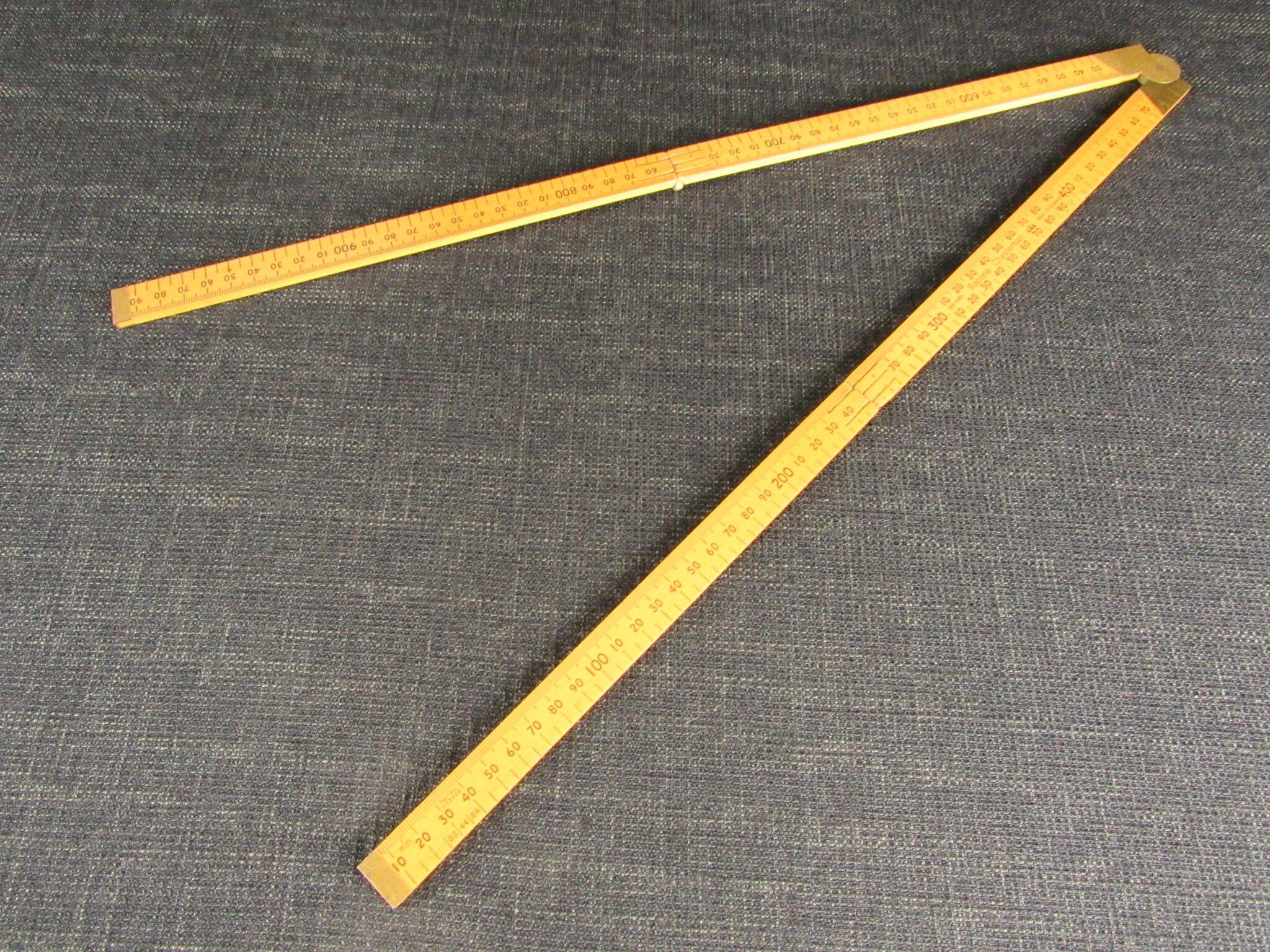 RABONE CHESTERMAN 1161 Metric Boxwood Rule - 1 metre