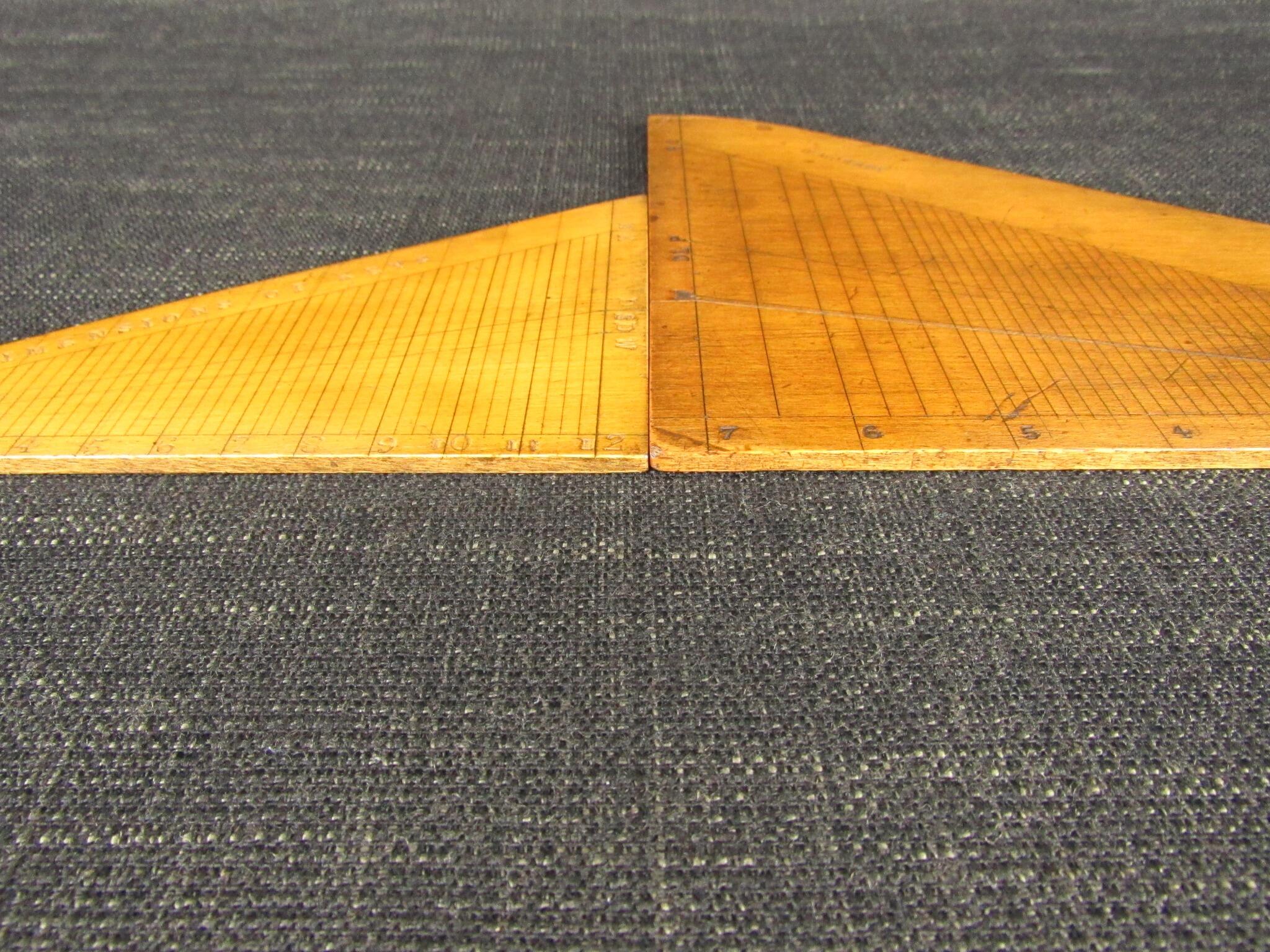 2 Interesting Wooden Scales - Dimensions of Keys