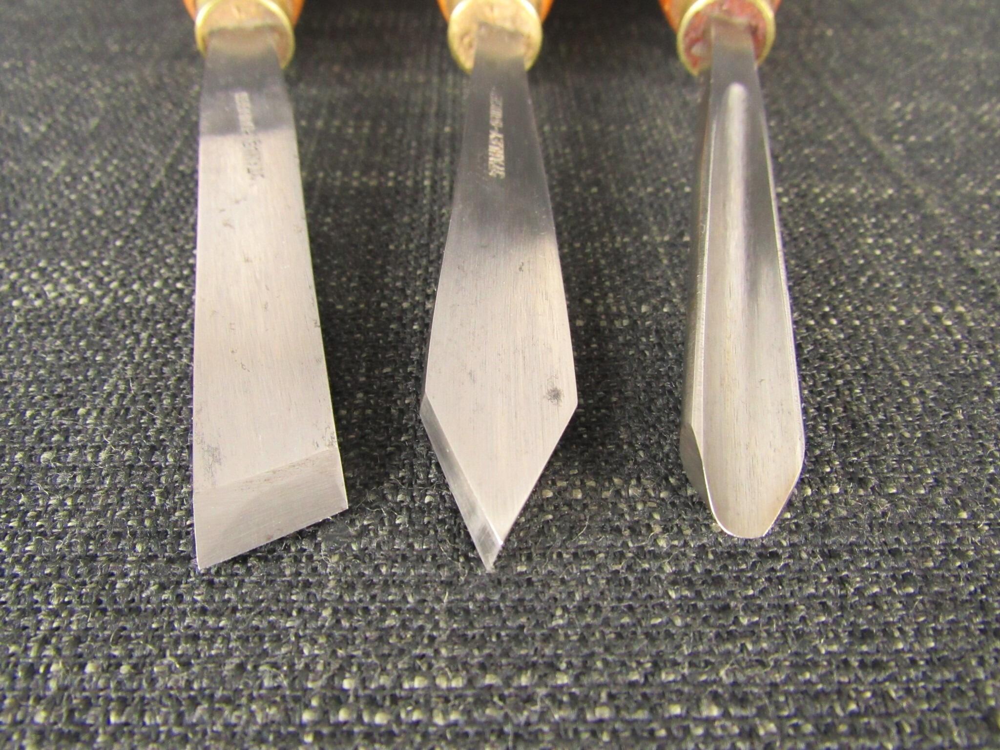 Set of 3 STANLEY BRIDGES Turning Tools