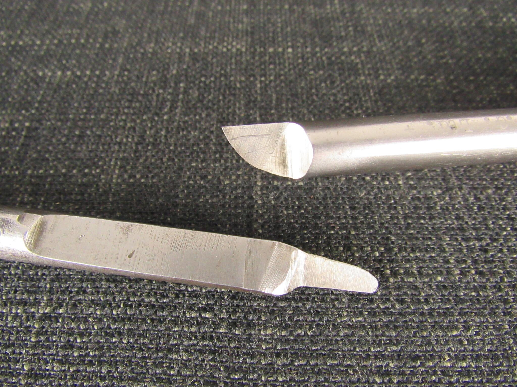 2 Hollowing Tools or Scrapers