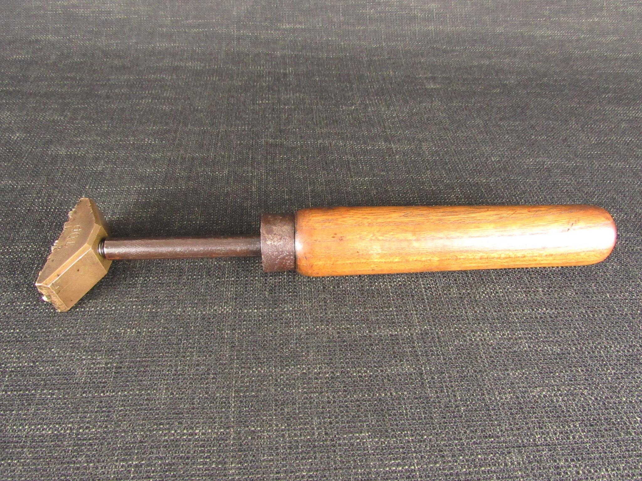 Large Brass BEST MANUFACTURE L5 Branding Iron Finishing Tool