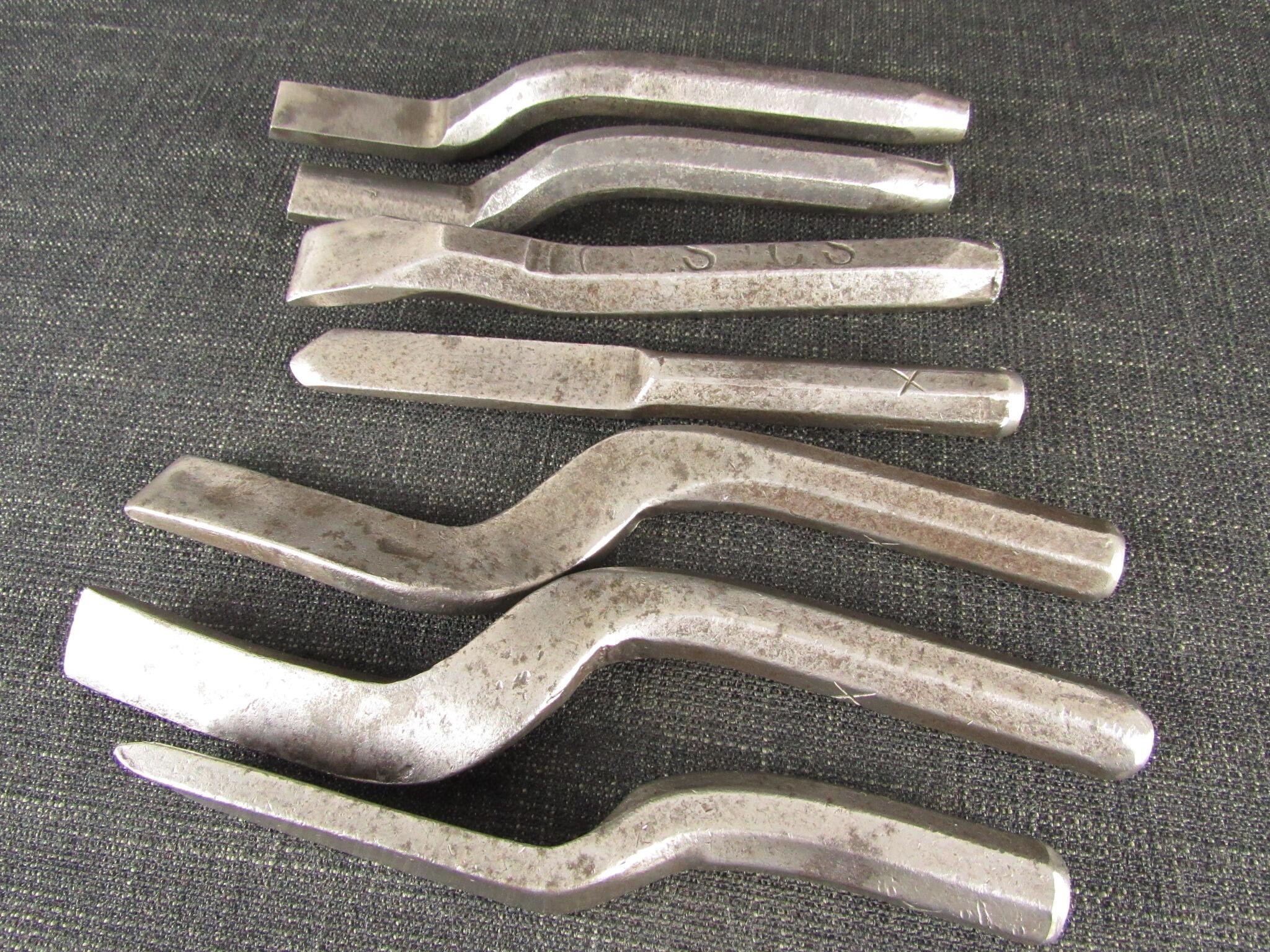 Group of 11 Vintage Lead Caulking Tools