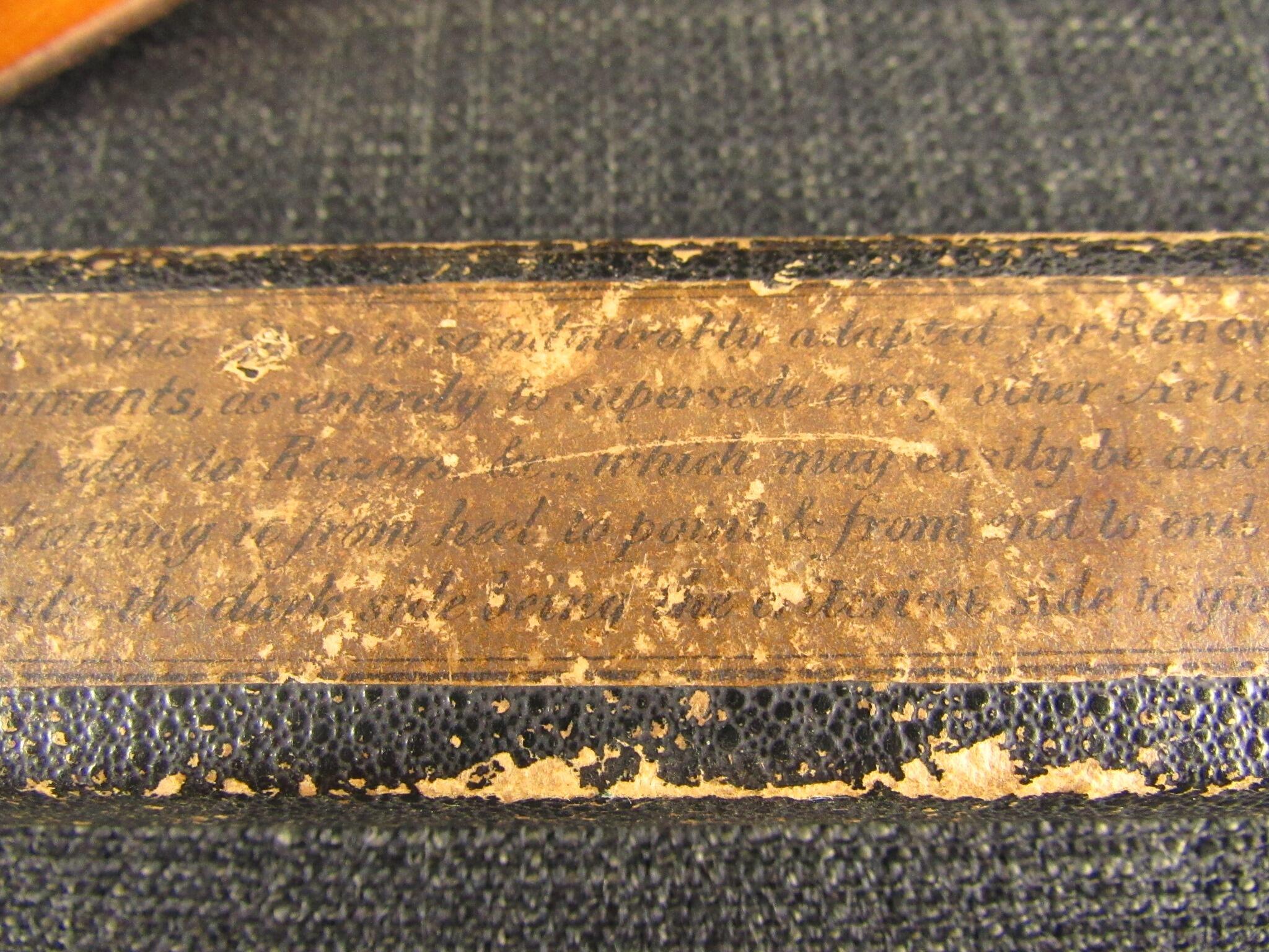 The Cushion Convex Strop - Razor Strop on Wooden Paddle