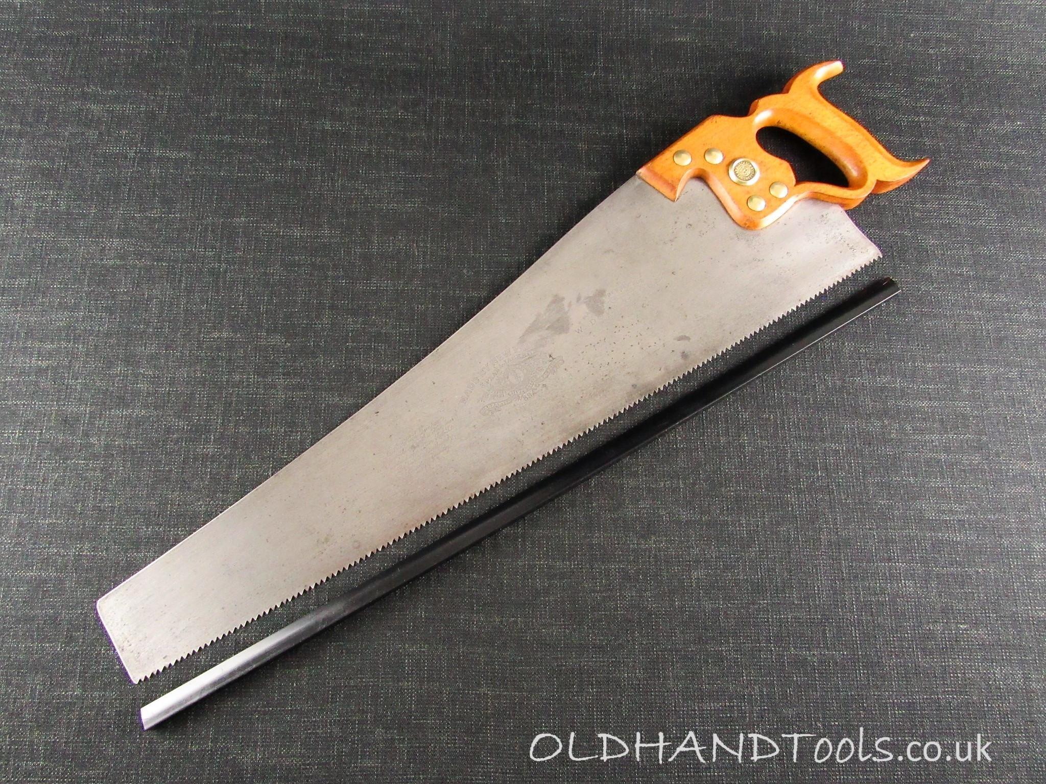 SPEAR & JACKSON 88 A Rip Cut Panel Saw for W DOVE & SONS - 26 inch Silver Steel
