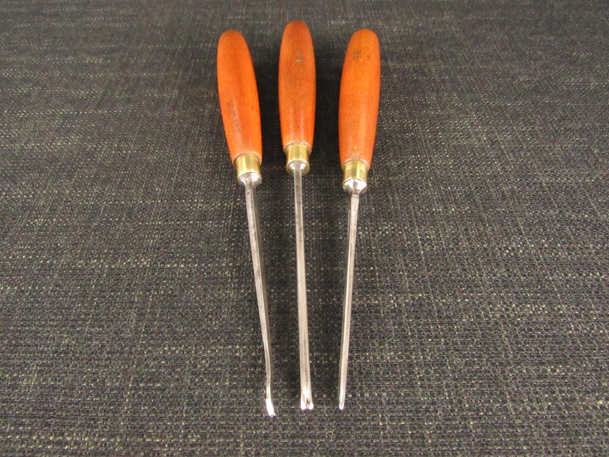 3 Slim MARPLES Carving Tools