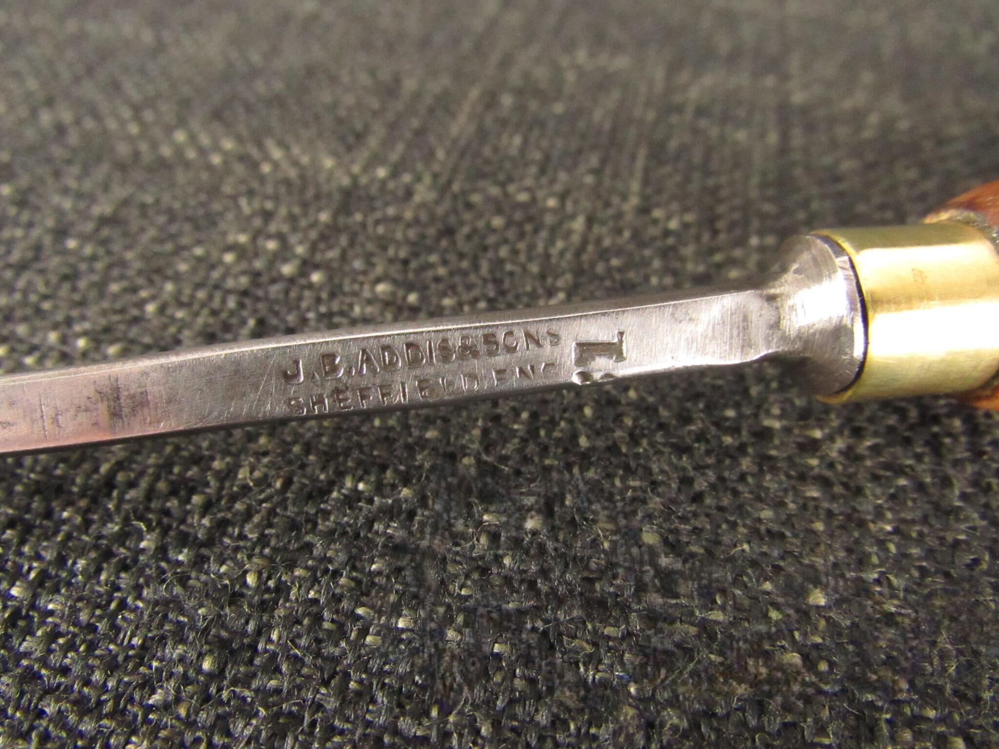 JB ADDIS No 31 Deep Spoon Carving Gouge - 1/4 inch