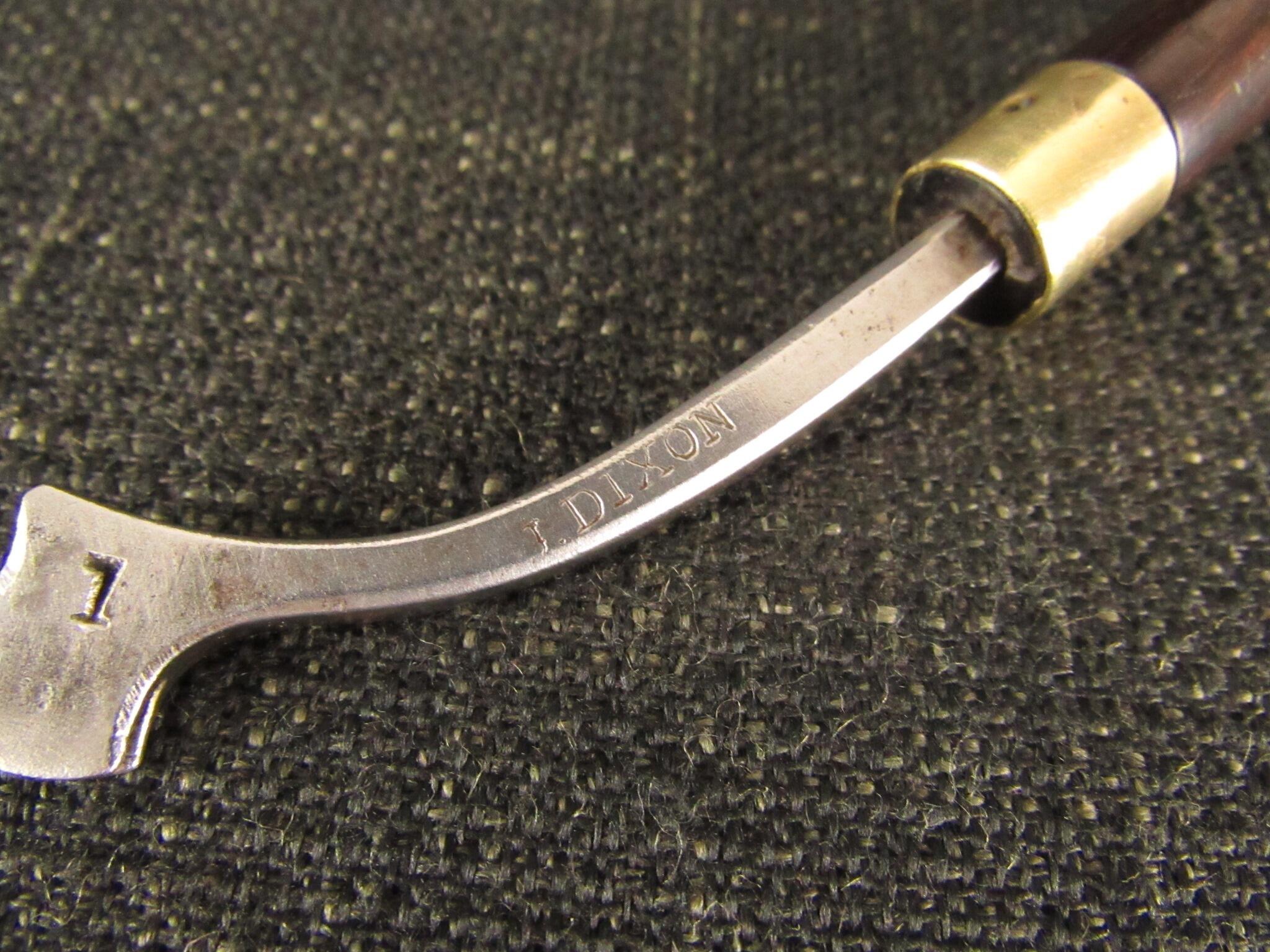 J DIXON No 1 Double Crease Iron