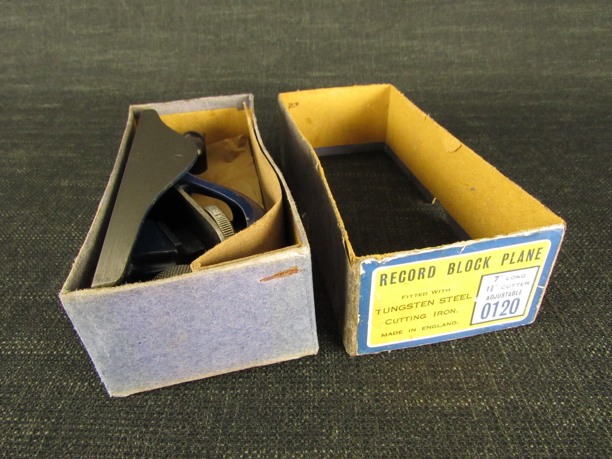 RECORD 0120 Block Plane