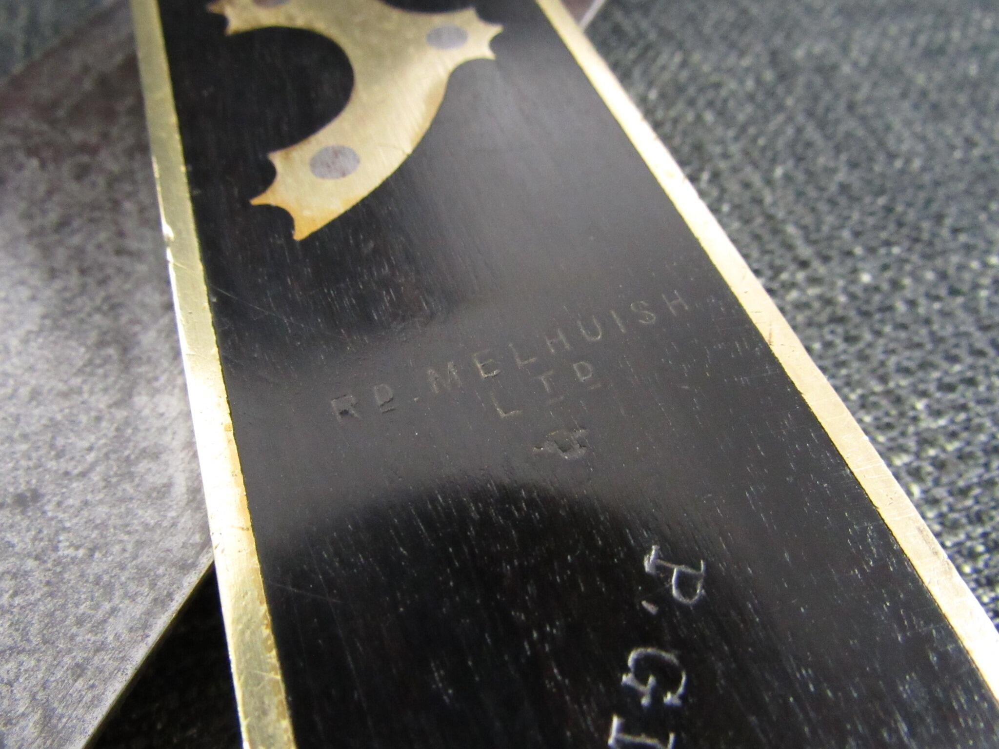 MELHUISH 12 inch Ebony Mitre Square