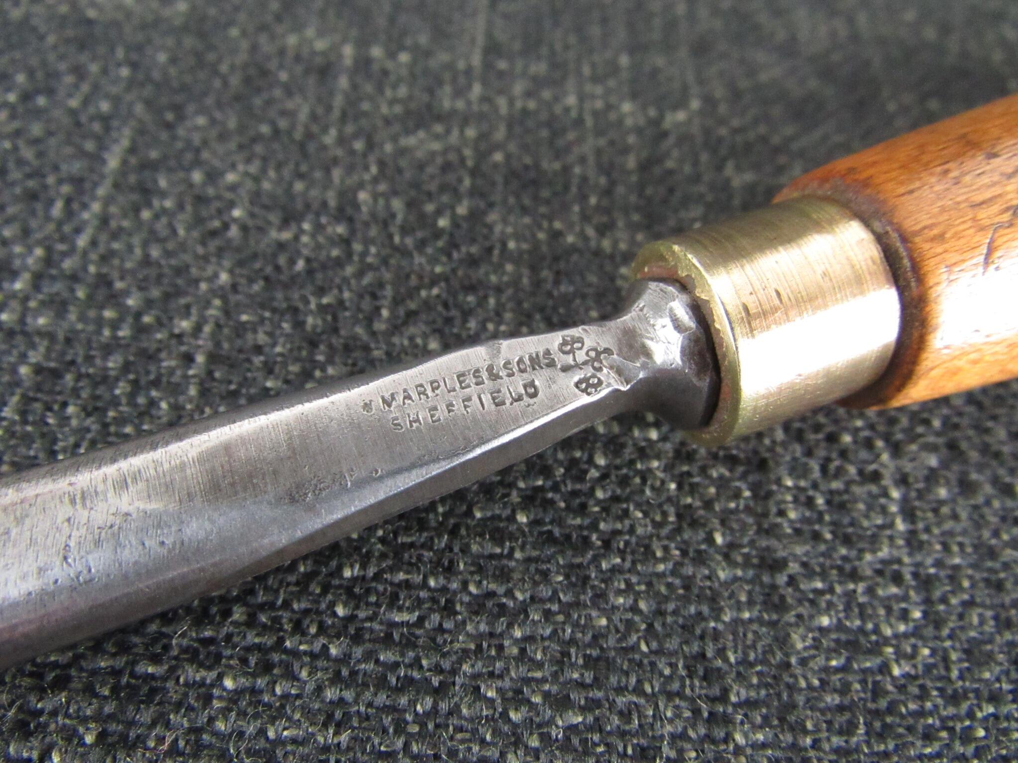 MARPLES No 7 Straight Carving Gouge - 7/16 inch
