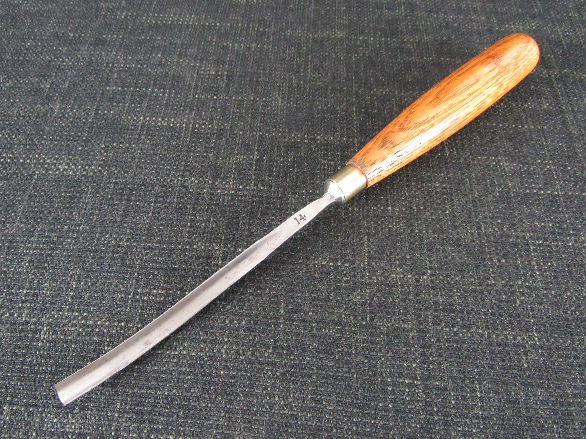 MARPLES No 14 Curved Carving Gouge - 1/4 inch