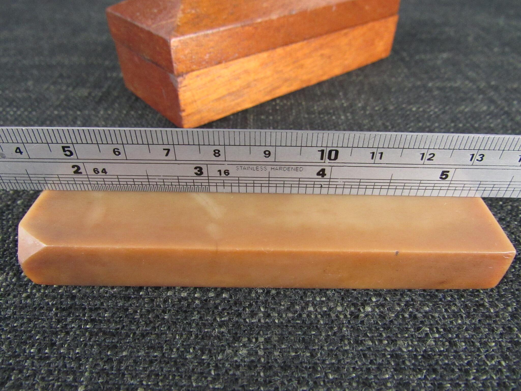 Small Vintage Translucent Oil Stone - Sharpening Stone