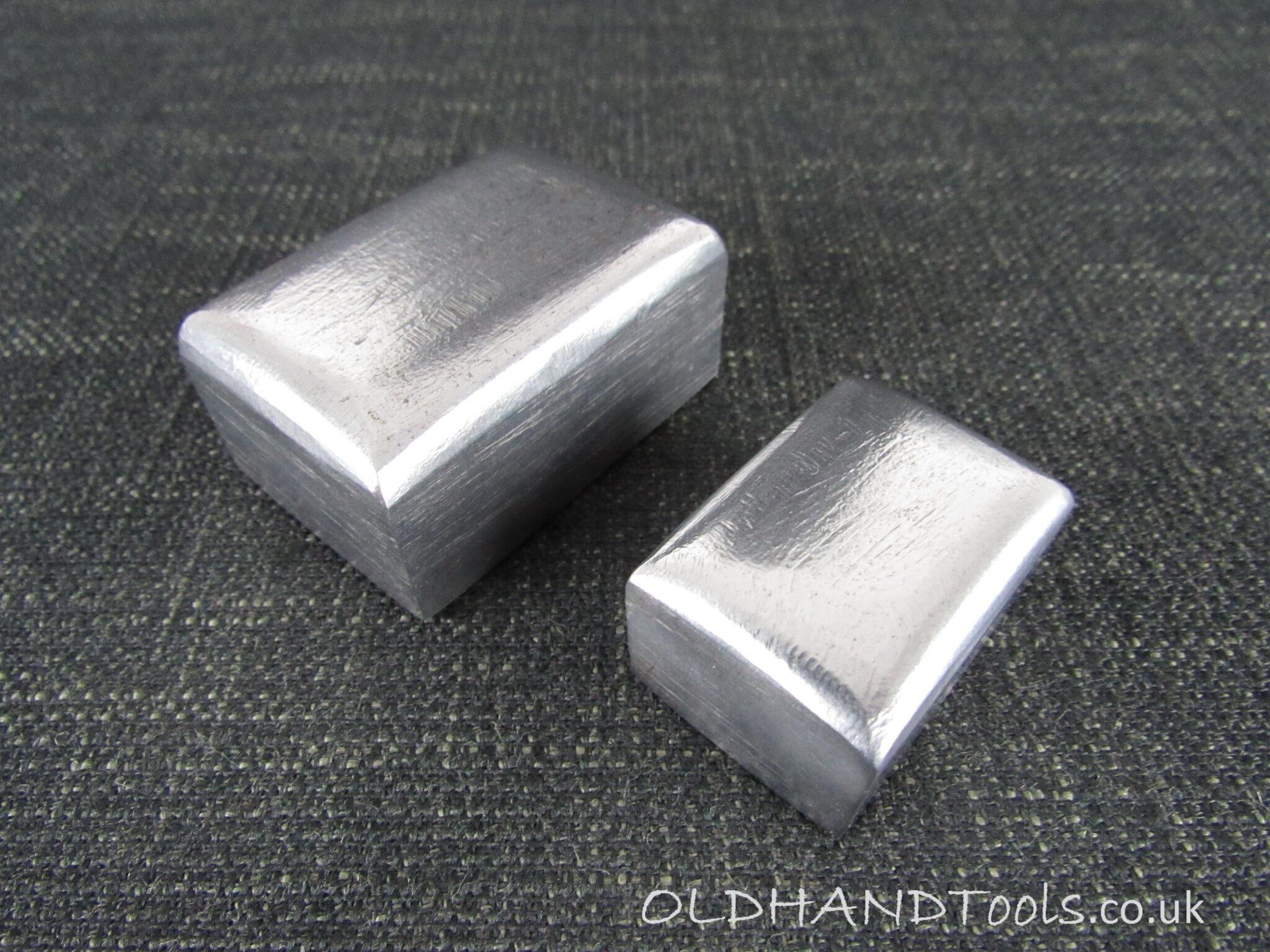 Pair of Jewellers' Steel Bench Blocks
