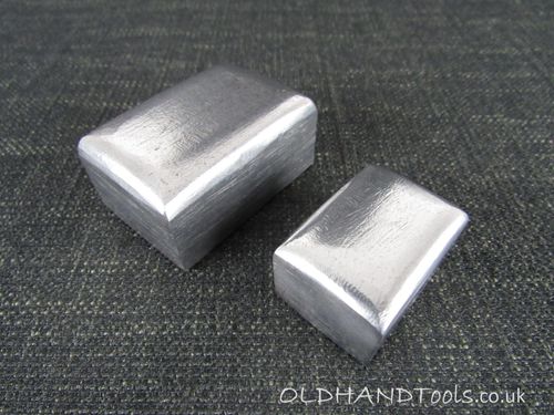 Pair of Jewellers' Steel Bench Blocks