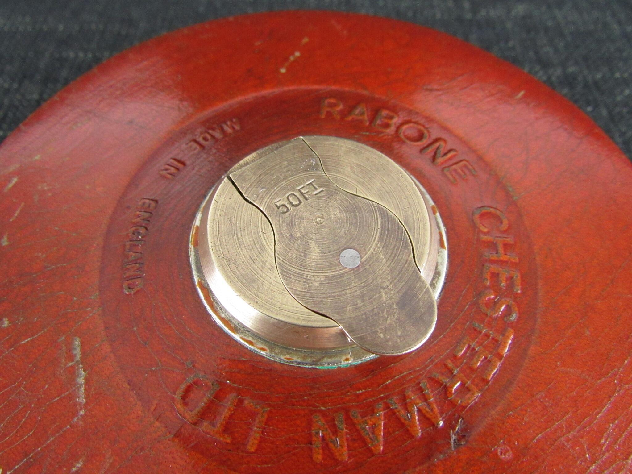 RABONE CHESTERMAN Leather Cased Tape Measure - 50 feet
