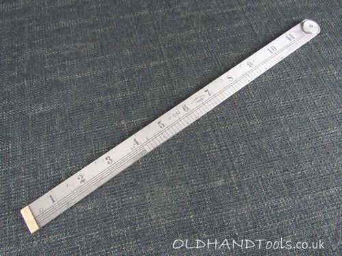 FISHER No 1532 Steel Rule - 2 foot