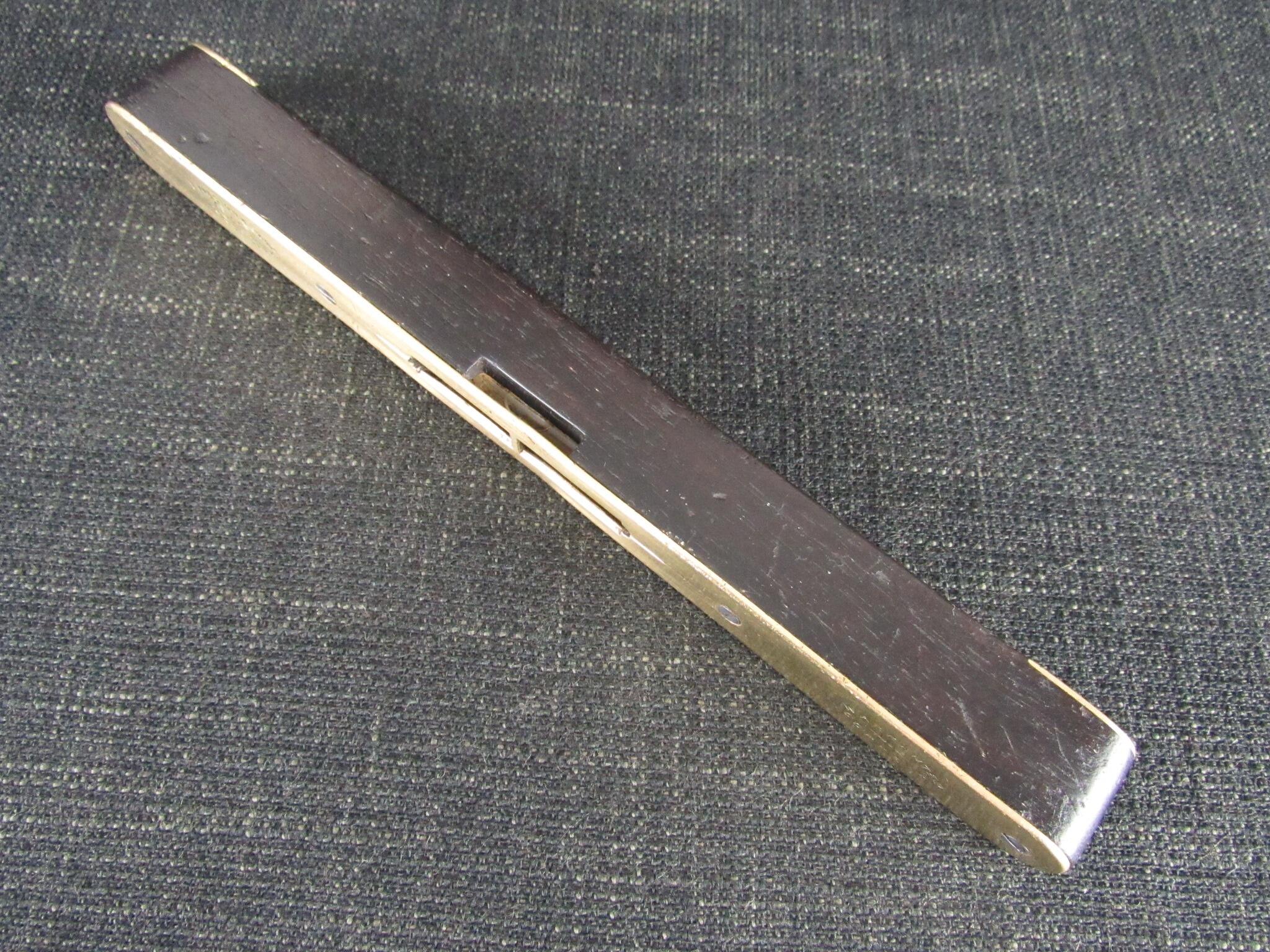 EDWARD PRESTON Ebony Spirit Level - 9 inch