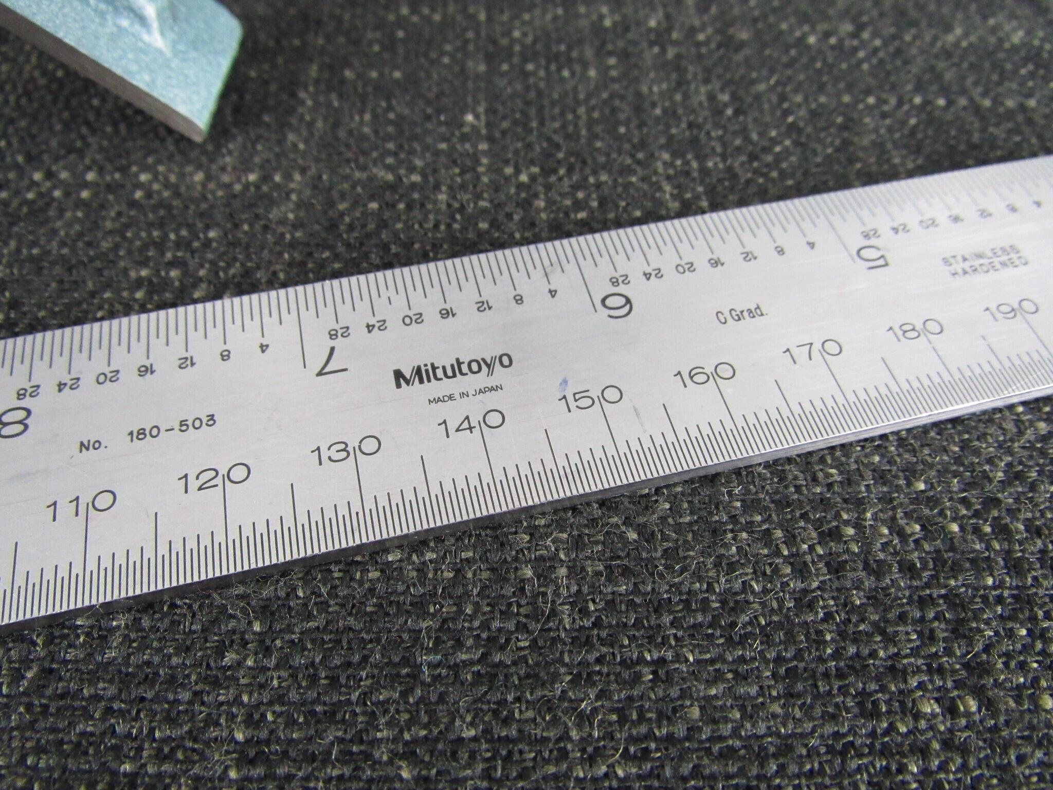 MITUTOYO Combination Set Bevel Protractor & Centre Finder with Rule
