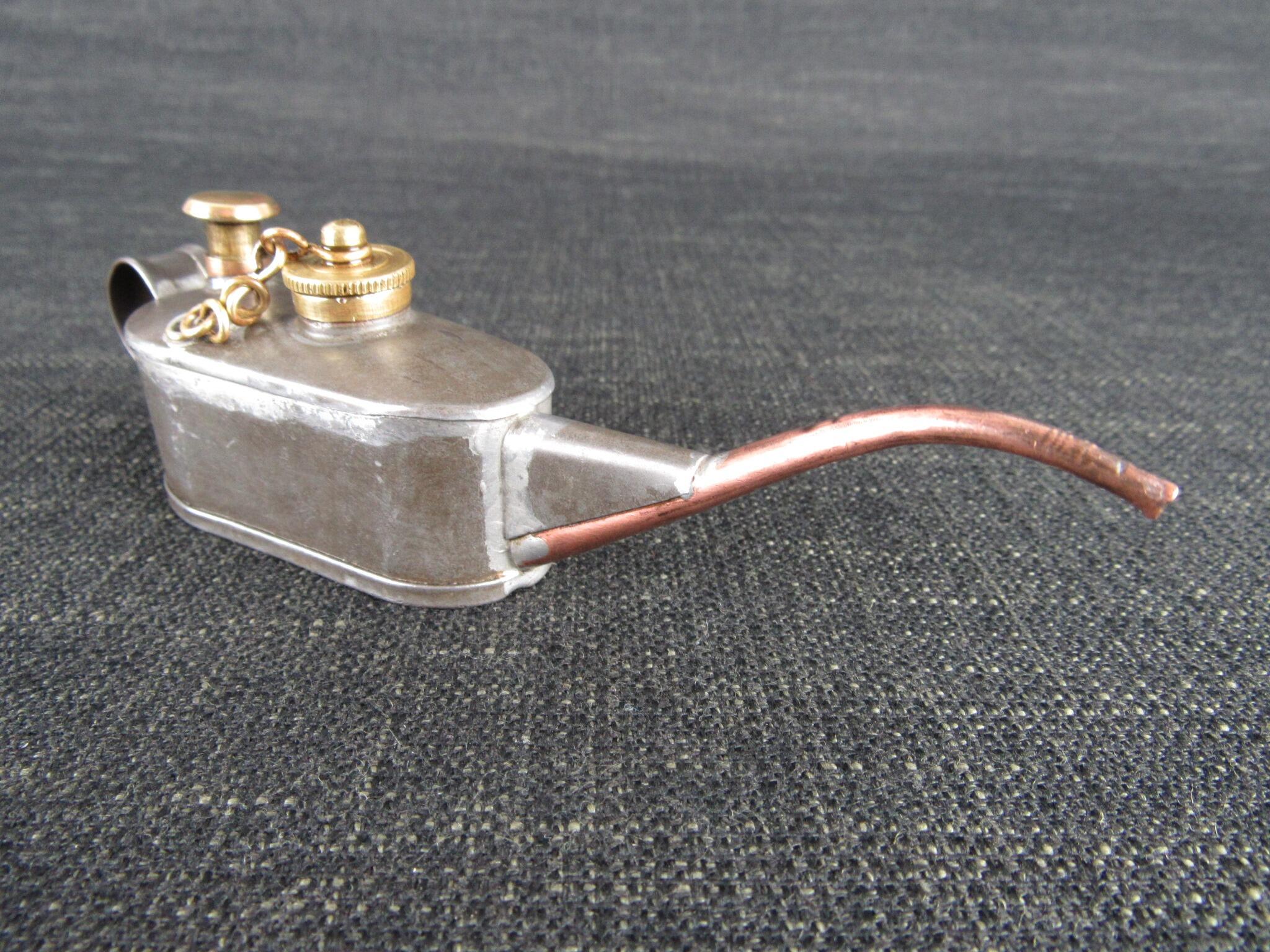 Vintage Miniature Oil Can marked HUNT's STORES