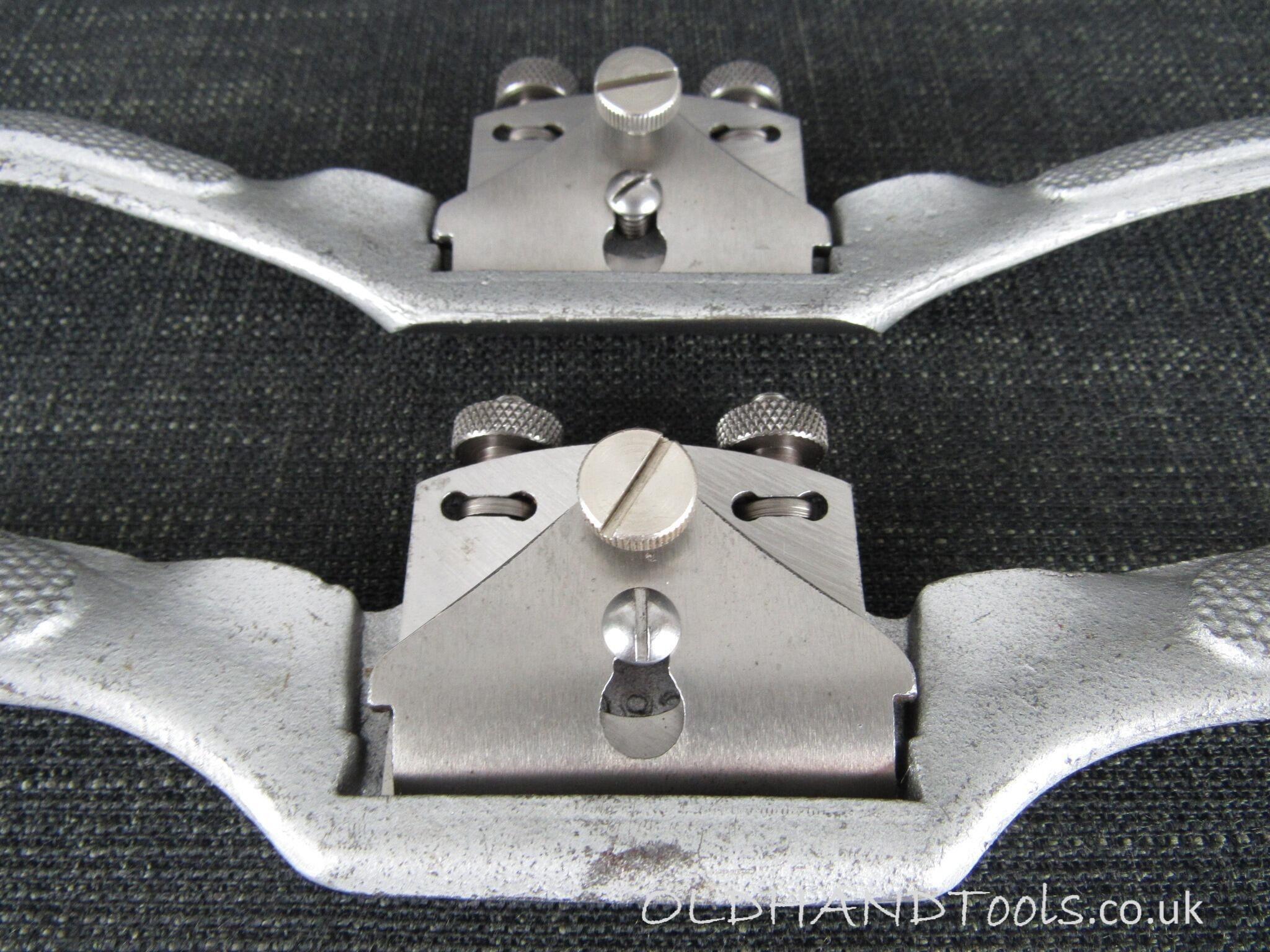 Pair of STANLEY Malleable Iron Spokeshaves - Flat & Curved