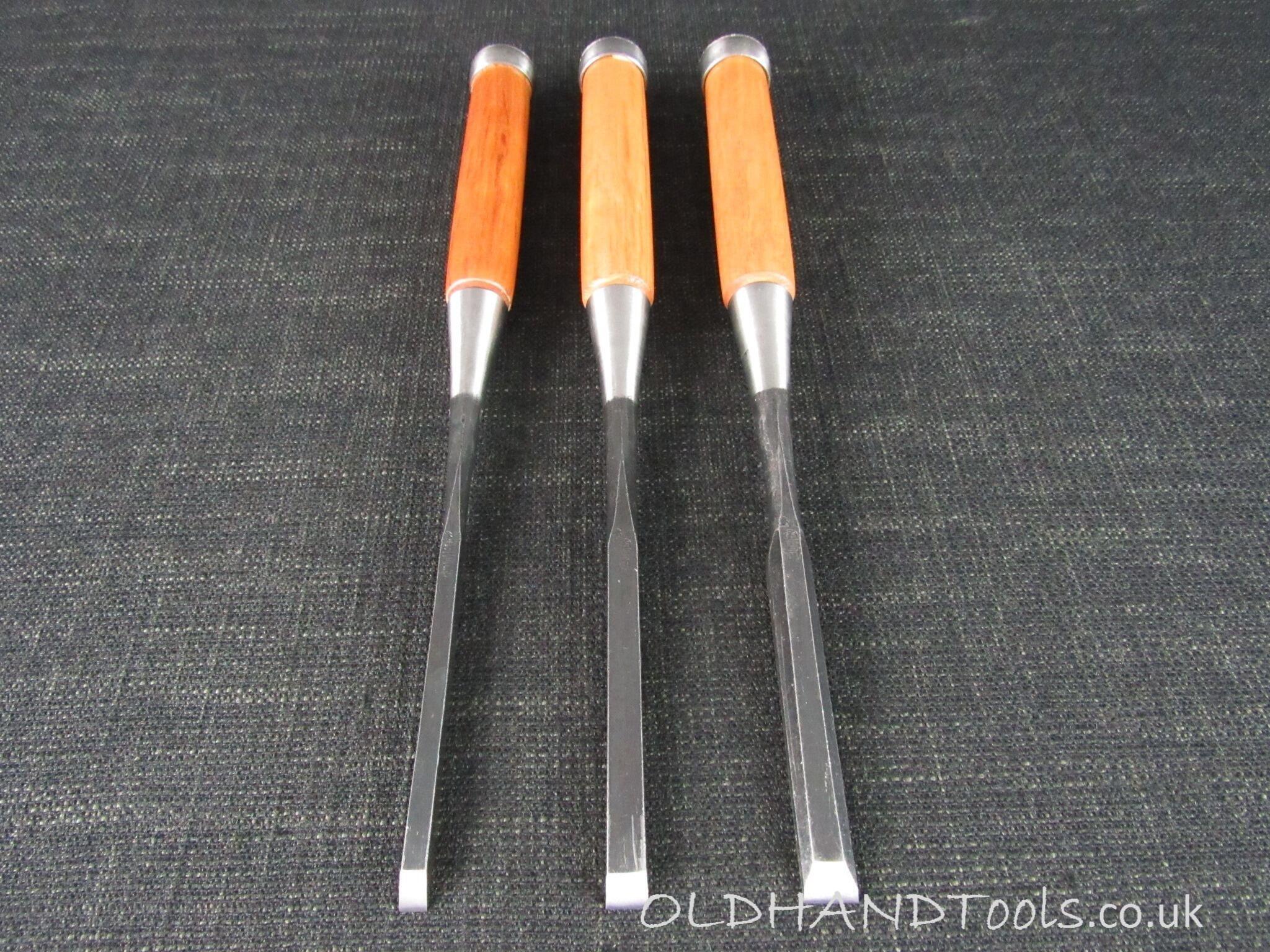 3 Graduated Japanese Oire Nomi Chisels