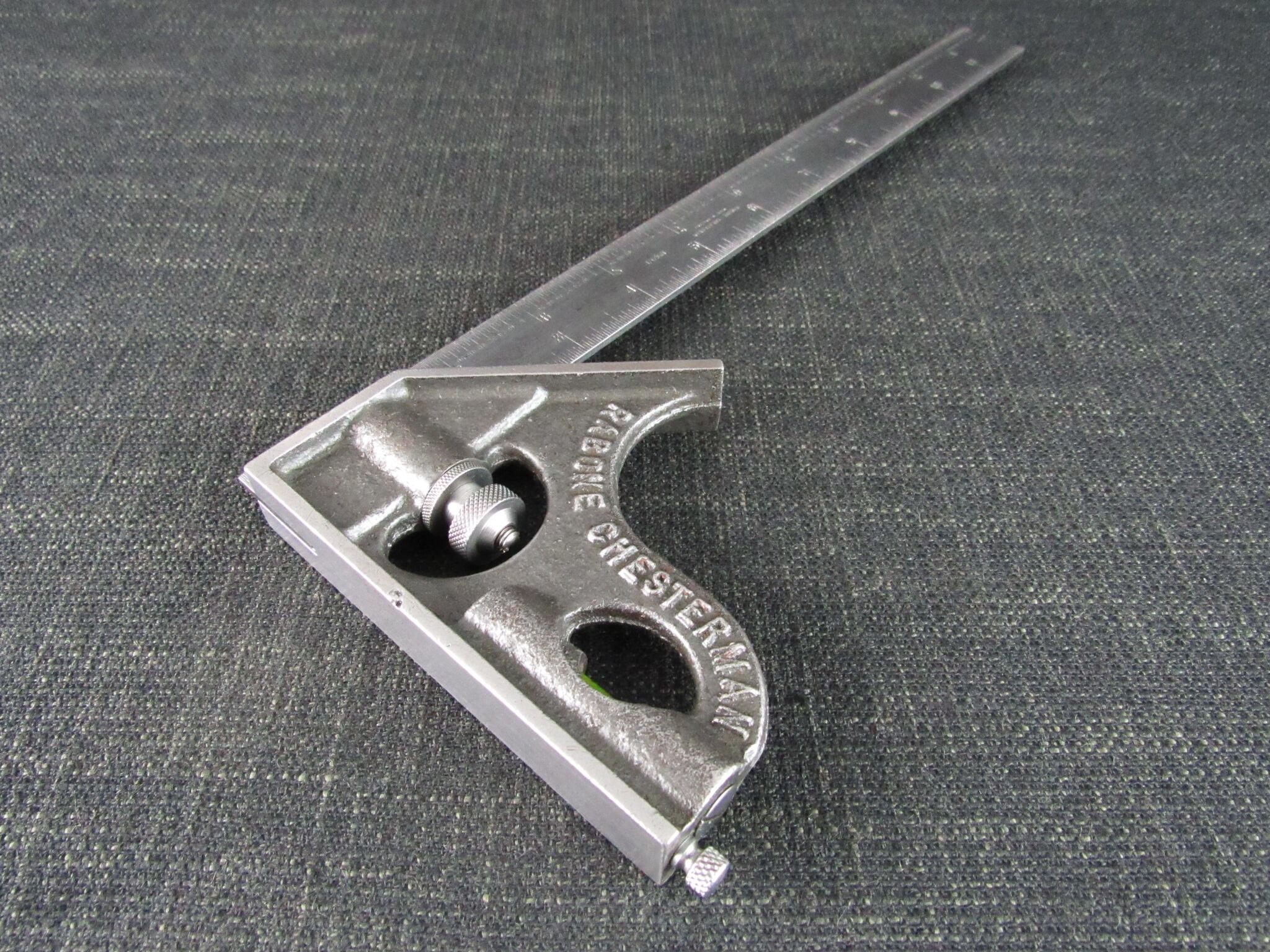 RABONE CHESTERMAN Combination Square - 12 inch *SOLD*