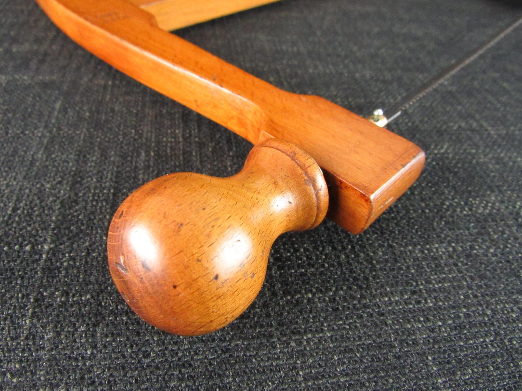 MARPLES Wooden Bow Saw with Military Marks