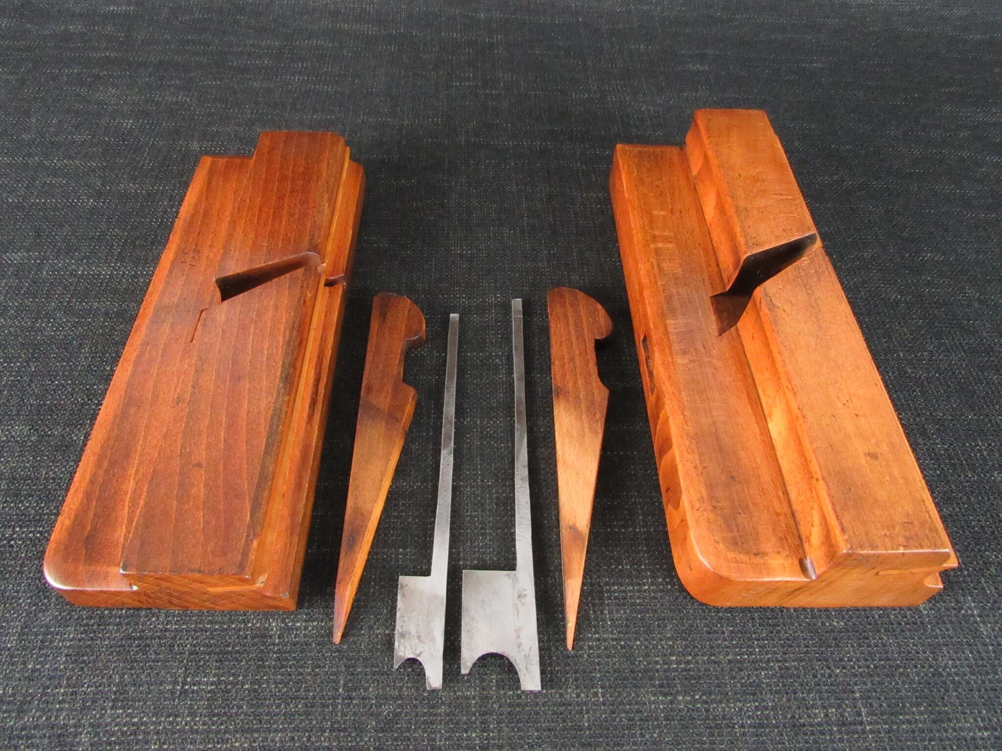 Pair of WILLIAMS Side Bead Moulding Planes - 3/8 & 3/4 inch