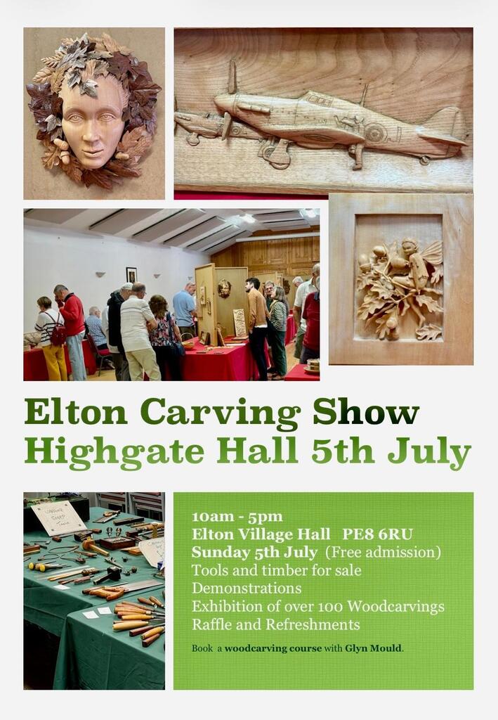Glyn Mould Woodcarving School Exhibition July 2026