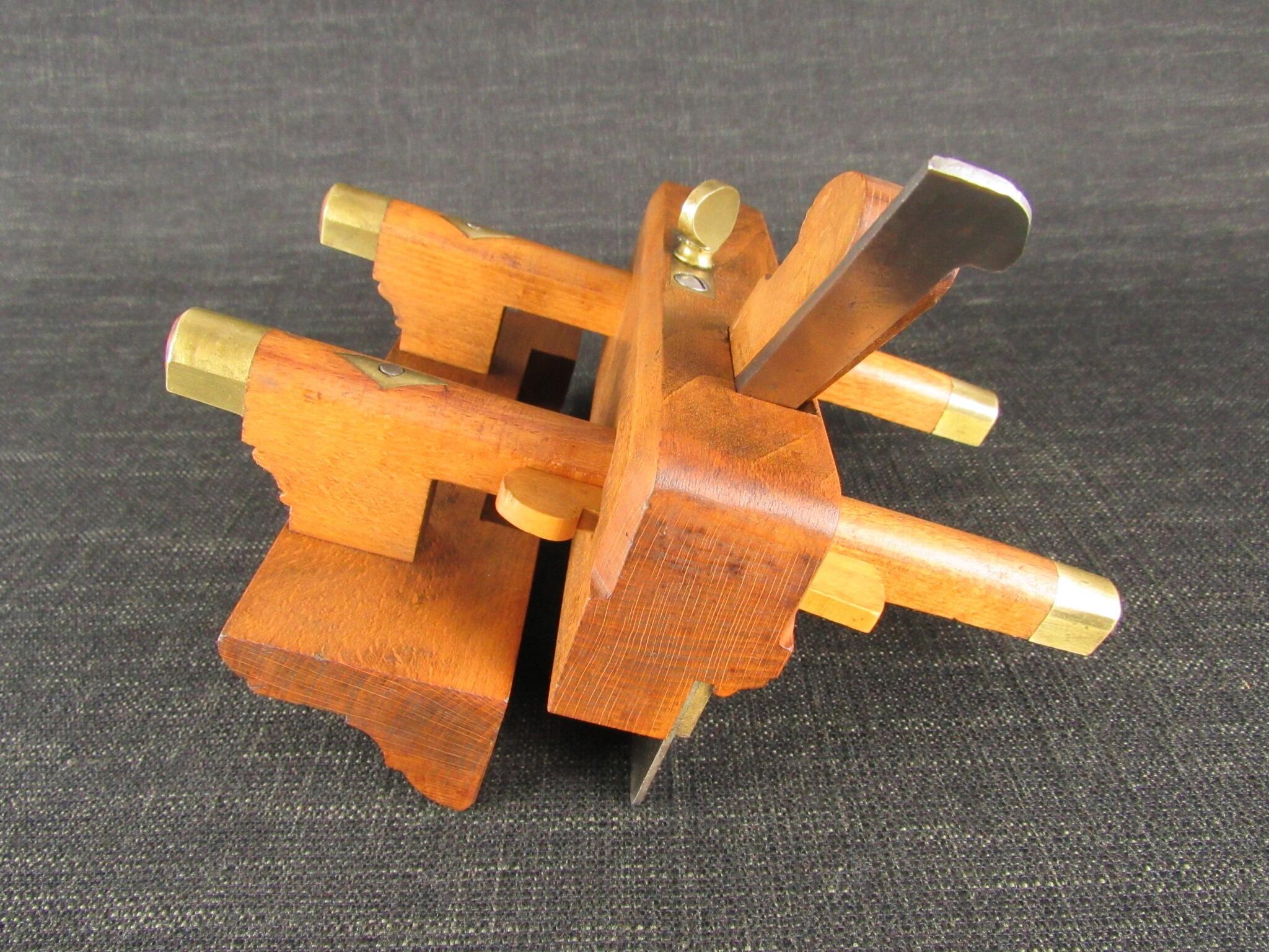 GREENSLADE Wooden Plough Plane with Irons *SOLD*