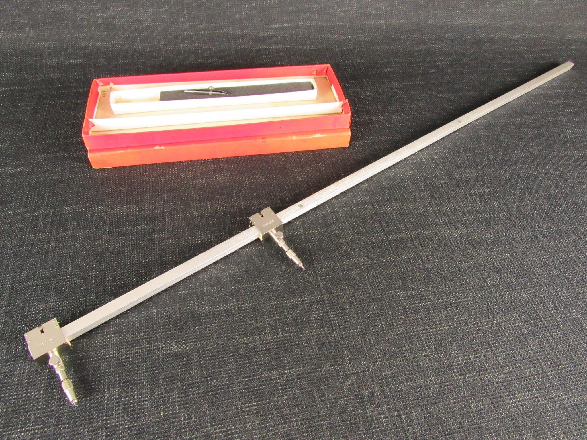 HARLING Beam Compass - Trammel Heads *SOLD*