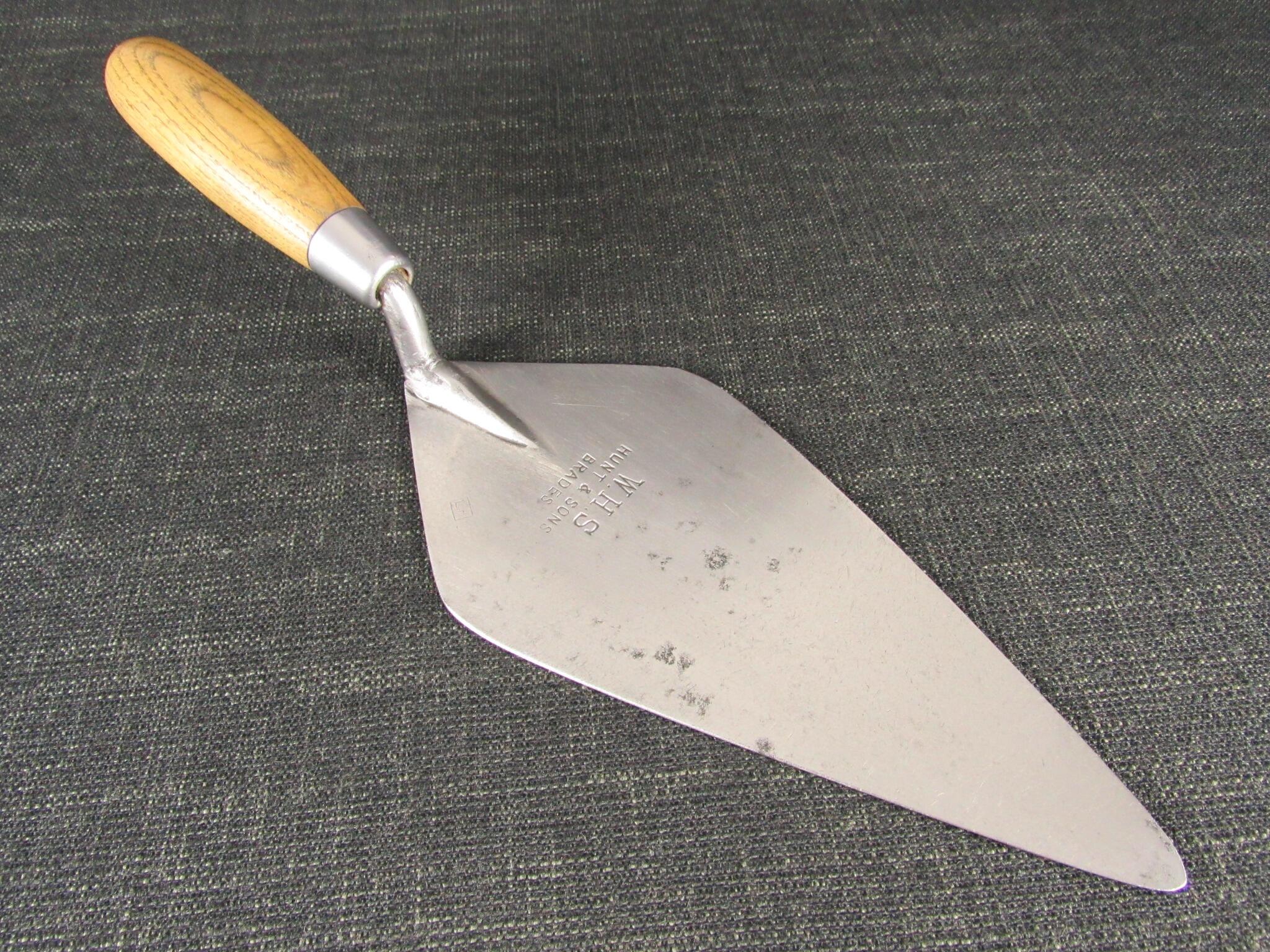 Vintage Left Handed WHS BRADES 2030 Bricklayers Trowel 10 inch *SOLD*