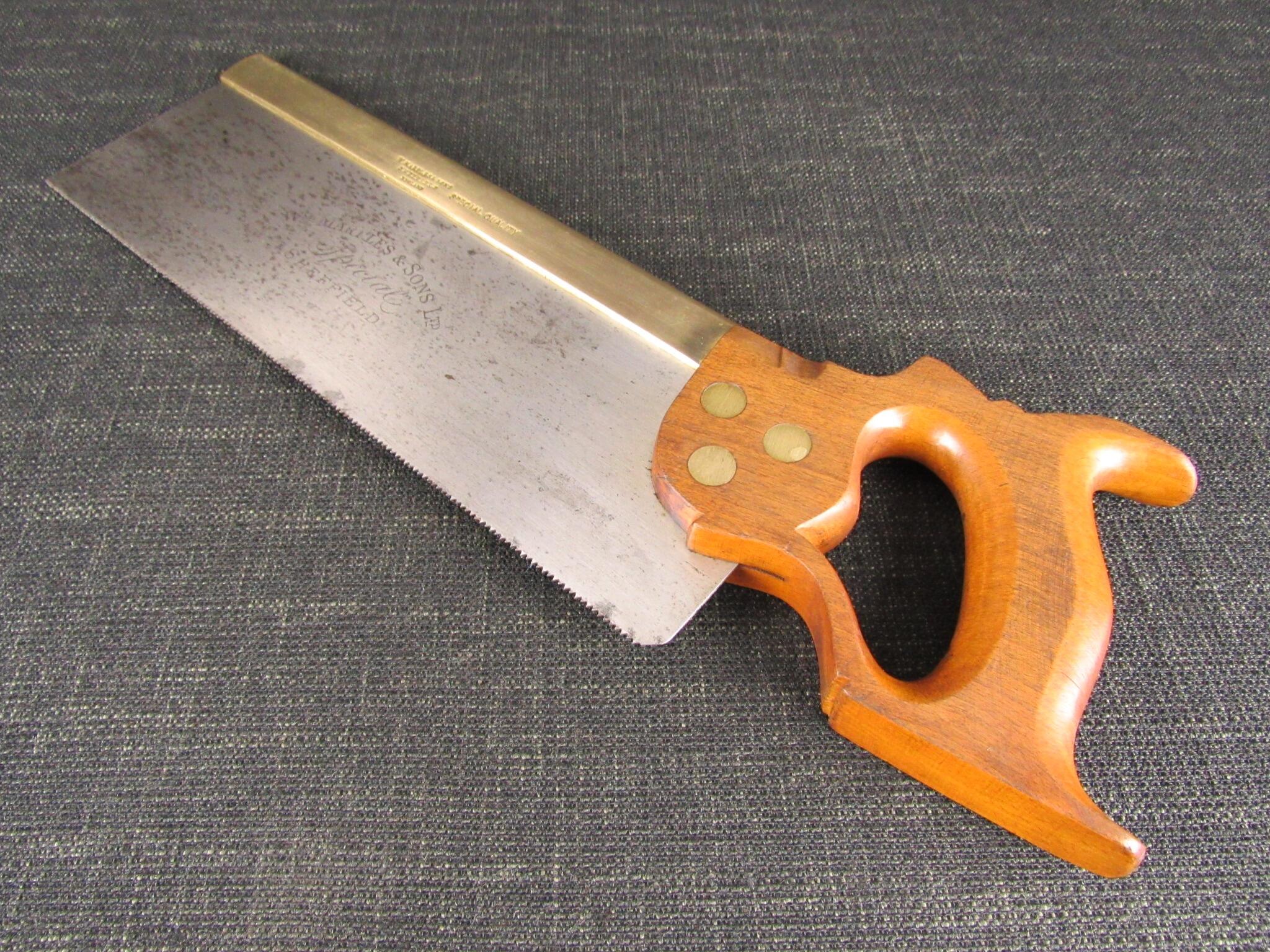 MARPLES Special Quality Brass Back Saw - 12 inch *SOLD*