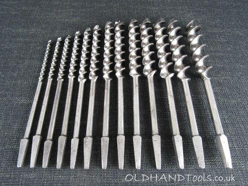 Set of 13 RUSSELL JENNINGS Spur Auger Bits