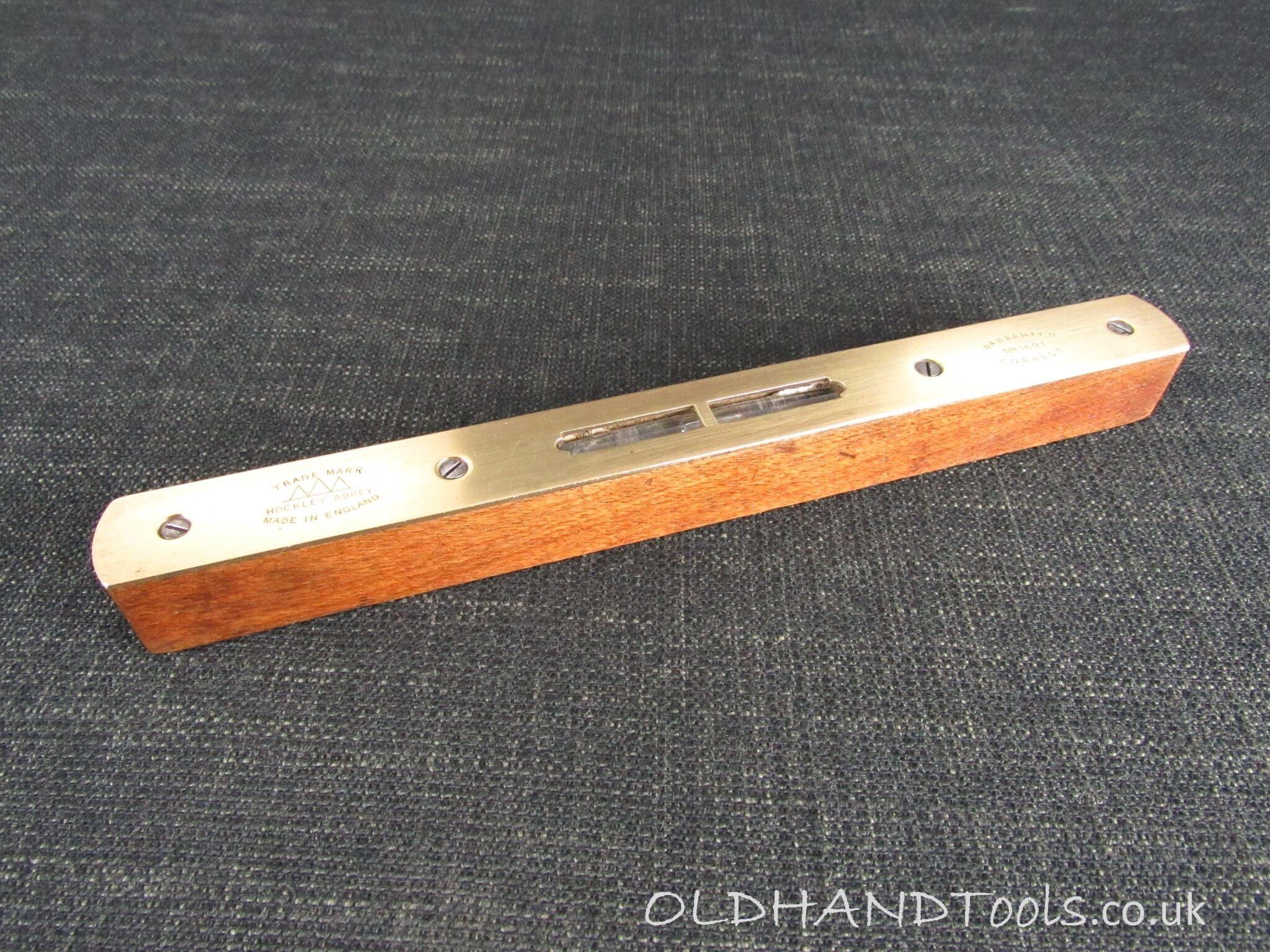 Stanley Rabone 10 inch RABONE Hockley Abbey 1621 Spirit Level *SOLD*