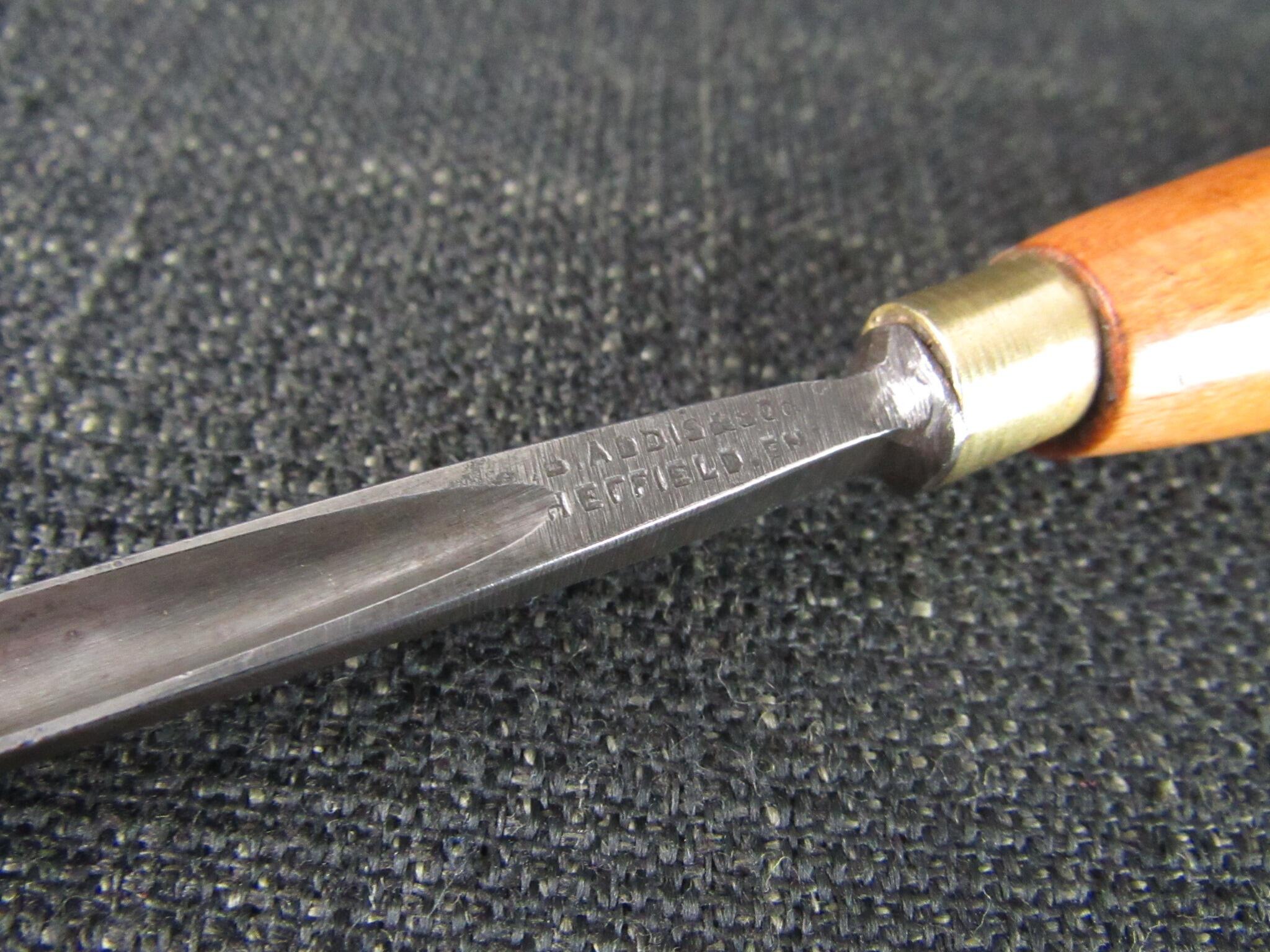 JB ADDIS 1/4 inch No 9 Carving Gouge