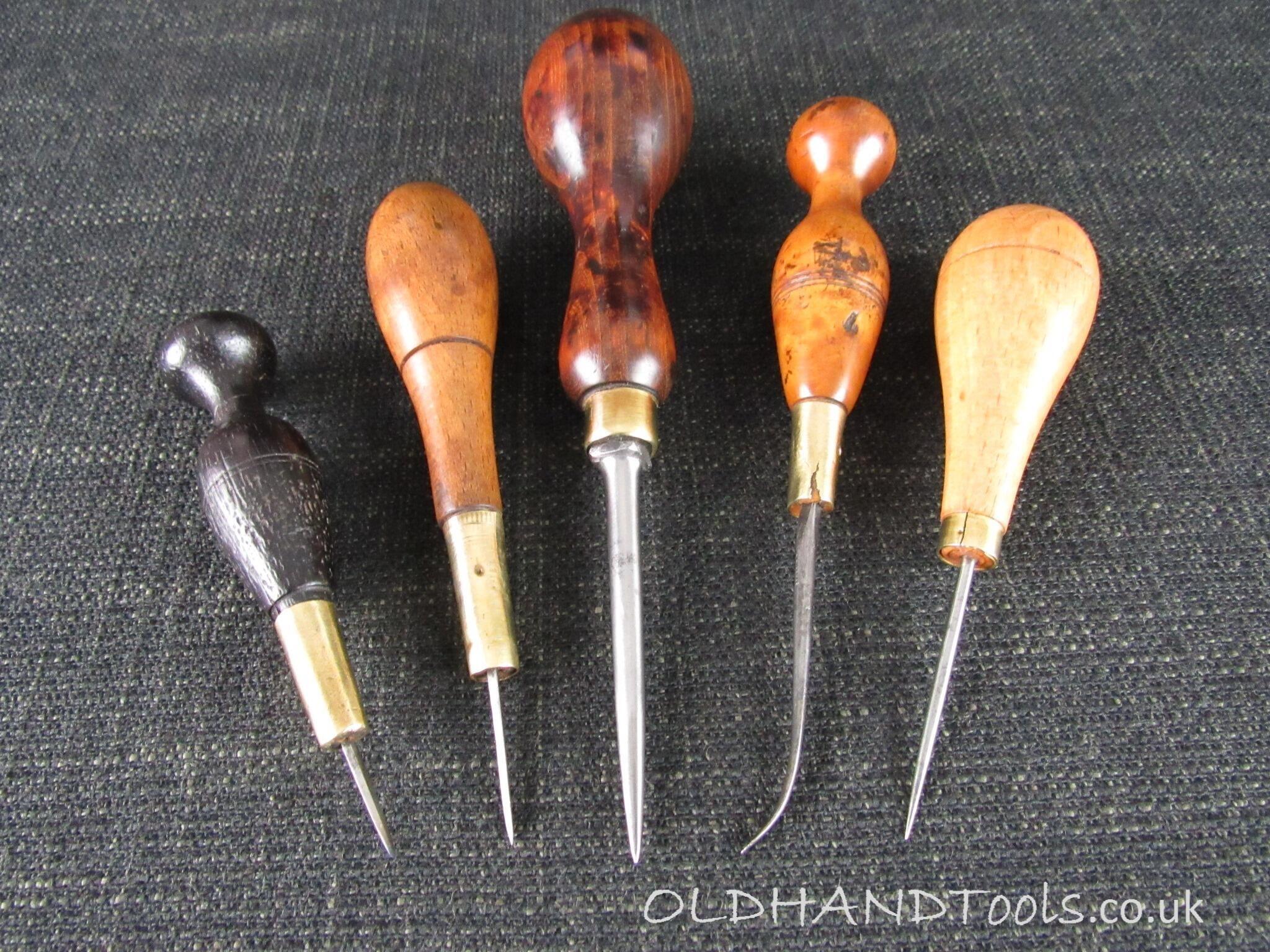 5 Vintage Leatherwork Awls *SOLD*
